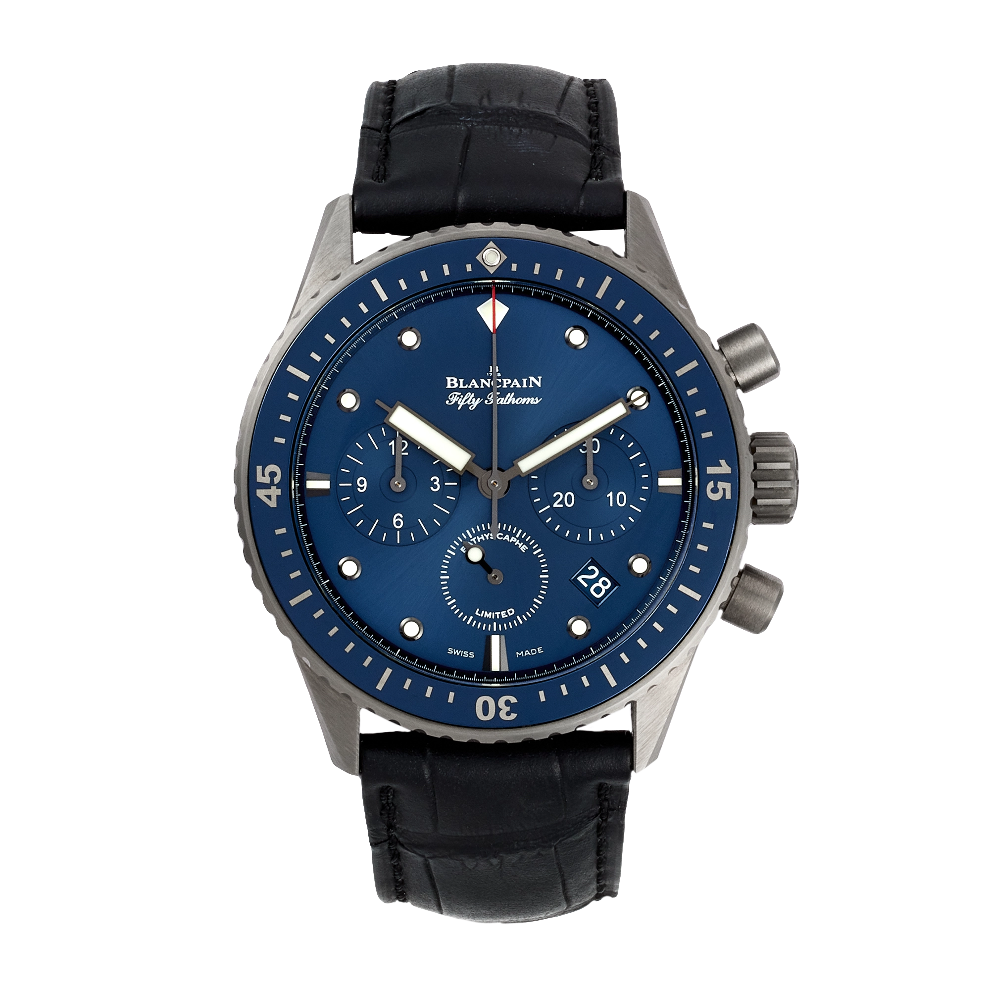 Fifty Fathoms Bathyscaphe Chronograph Flyback Ocean Commitment 43mm Product Image