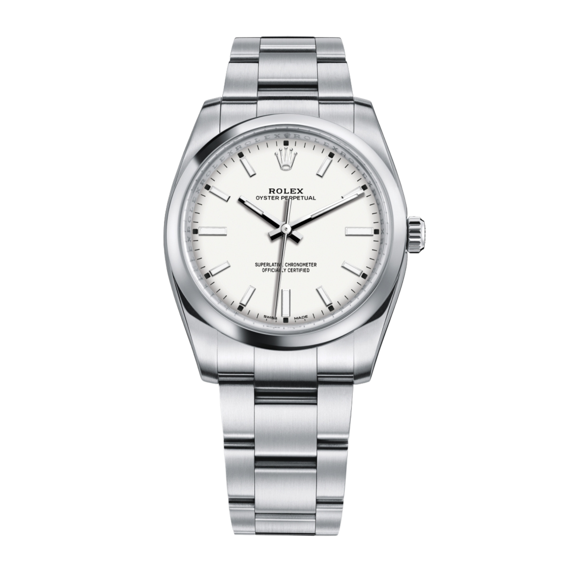 Oyster Perpetual Steel White Dial 34mm Product Image
