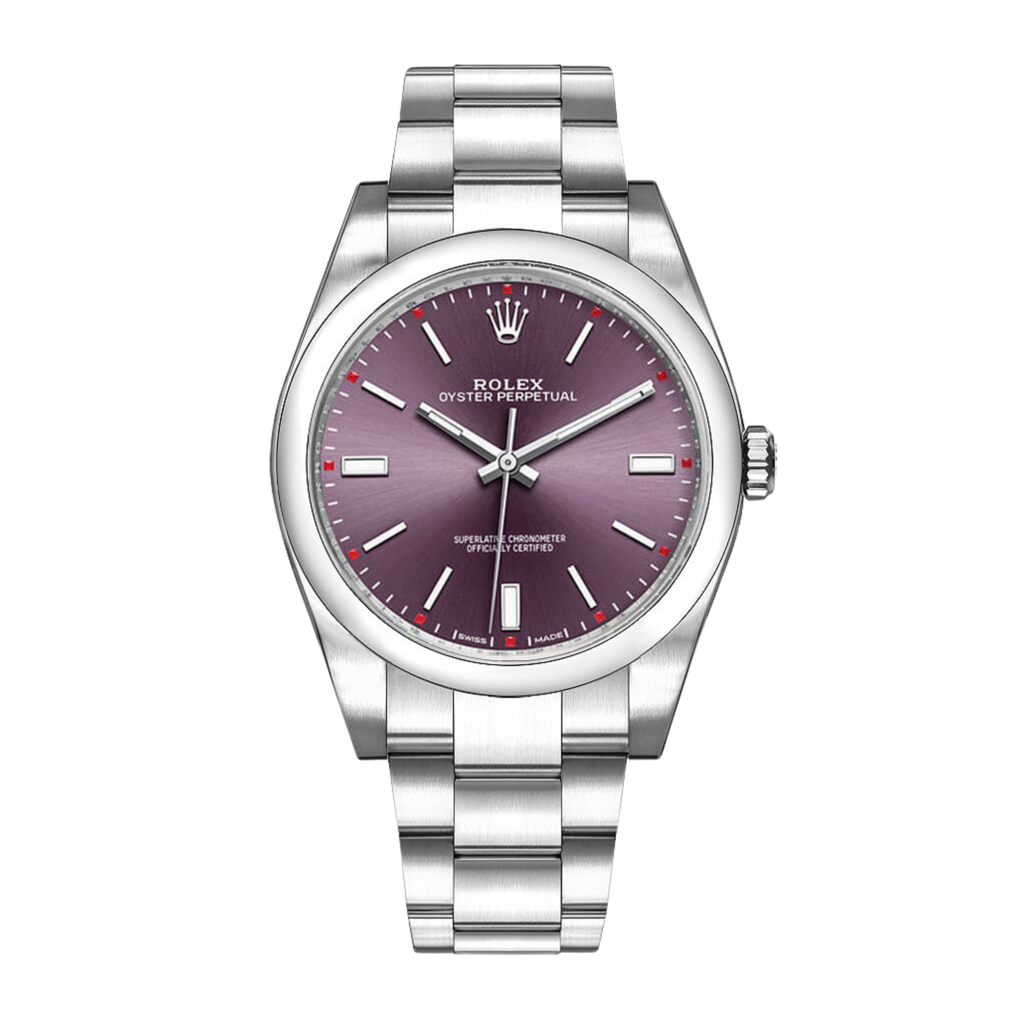 Oyster Perpetual Steel Purple Dial 39mm Product Image