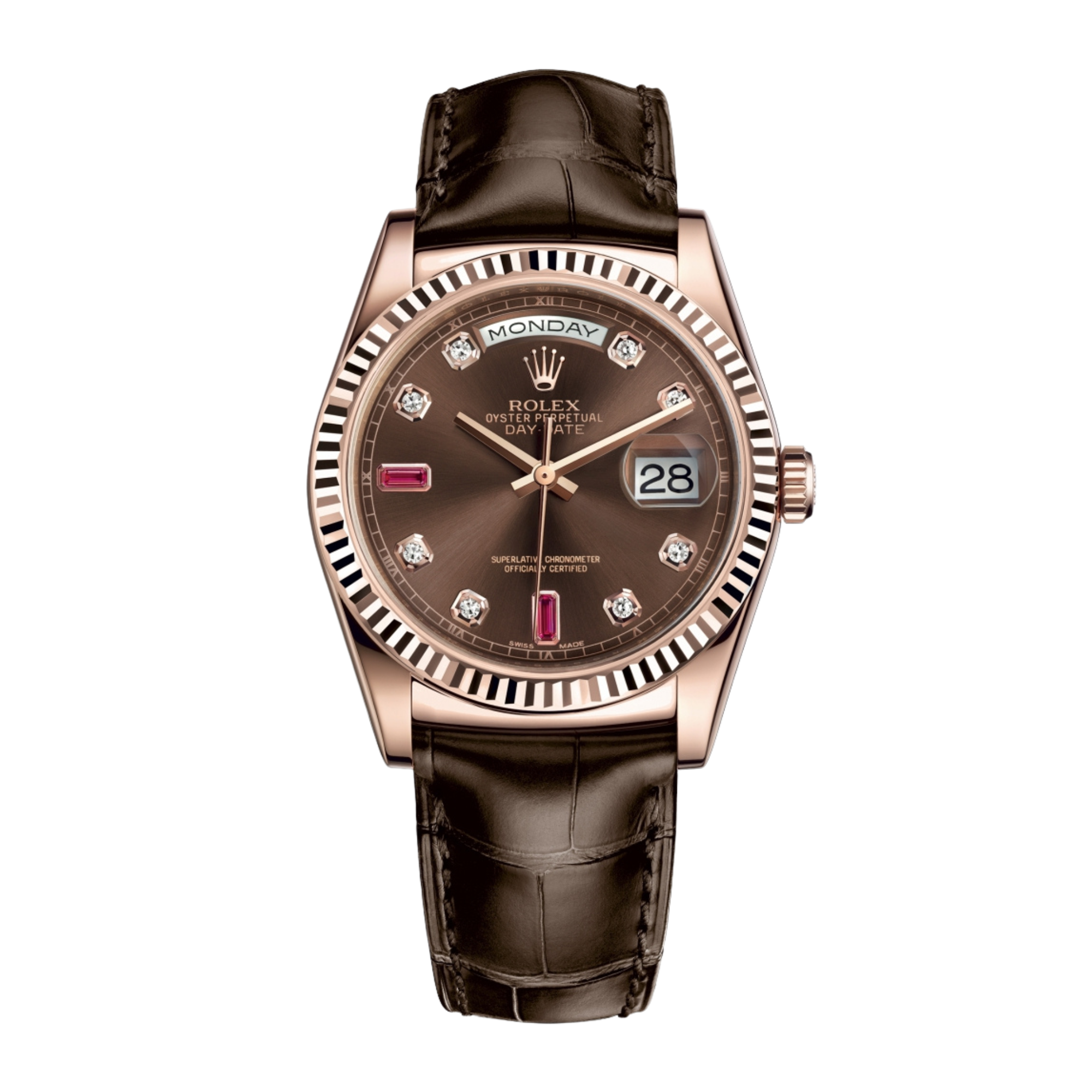 Day-Date 36 Rose Gold Brown Dial Product Image
