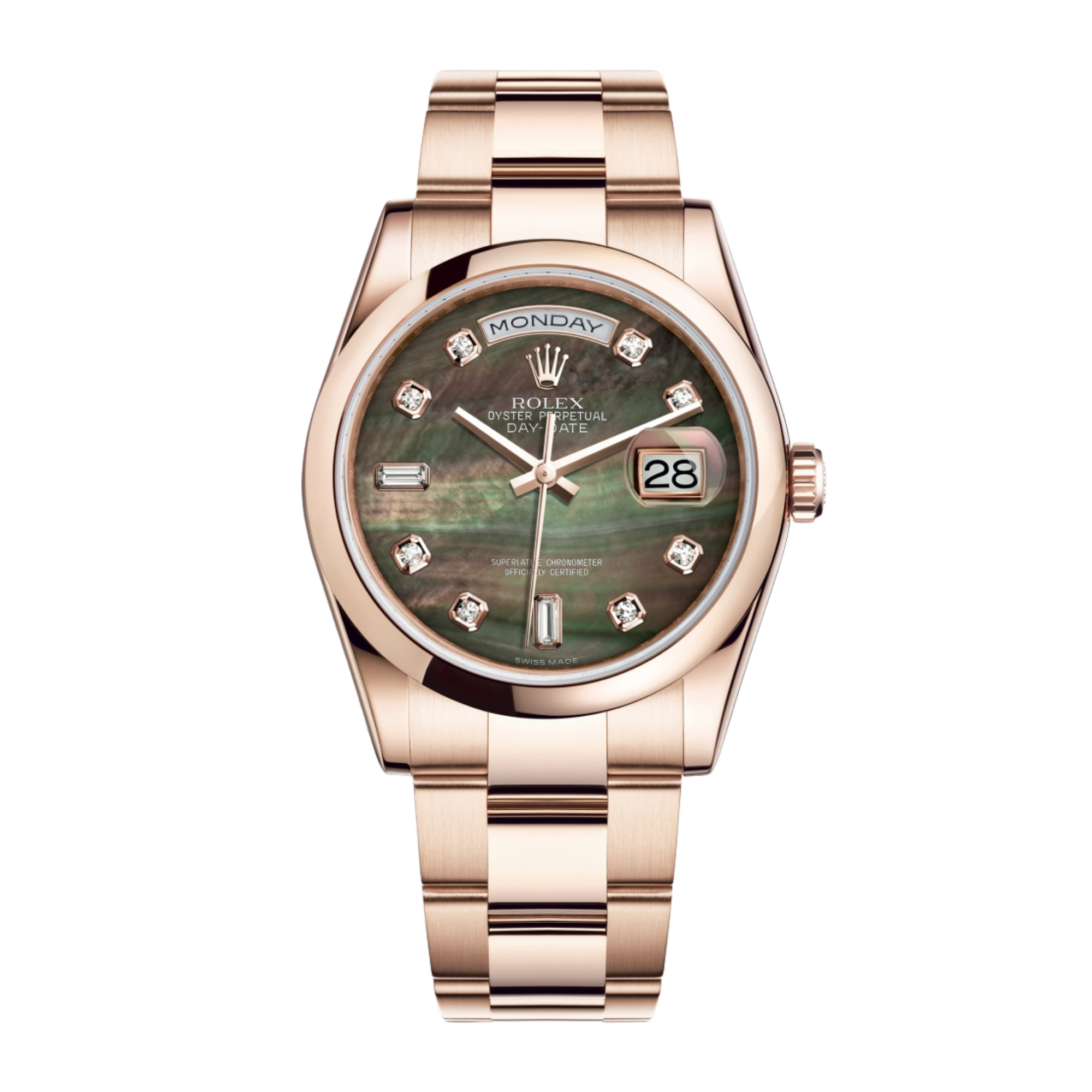 Day-Date 36 Rose Gold Black Dial 36mm Product Image