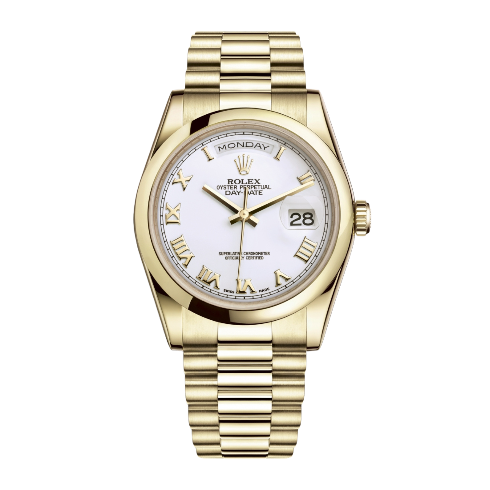 Day-Date 36 Yellow Gold White Dial 36mm Product Image