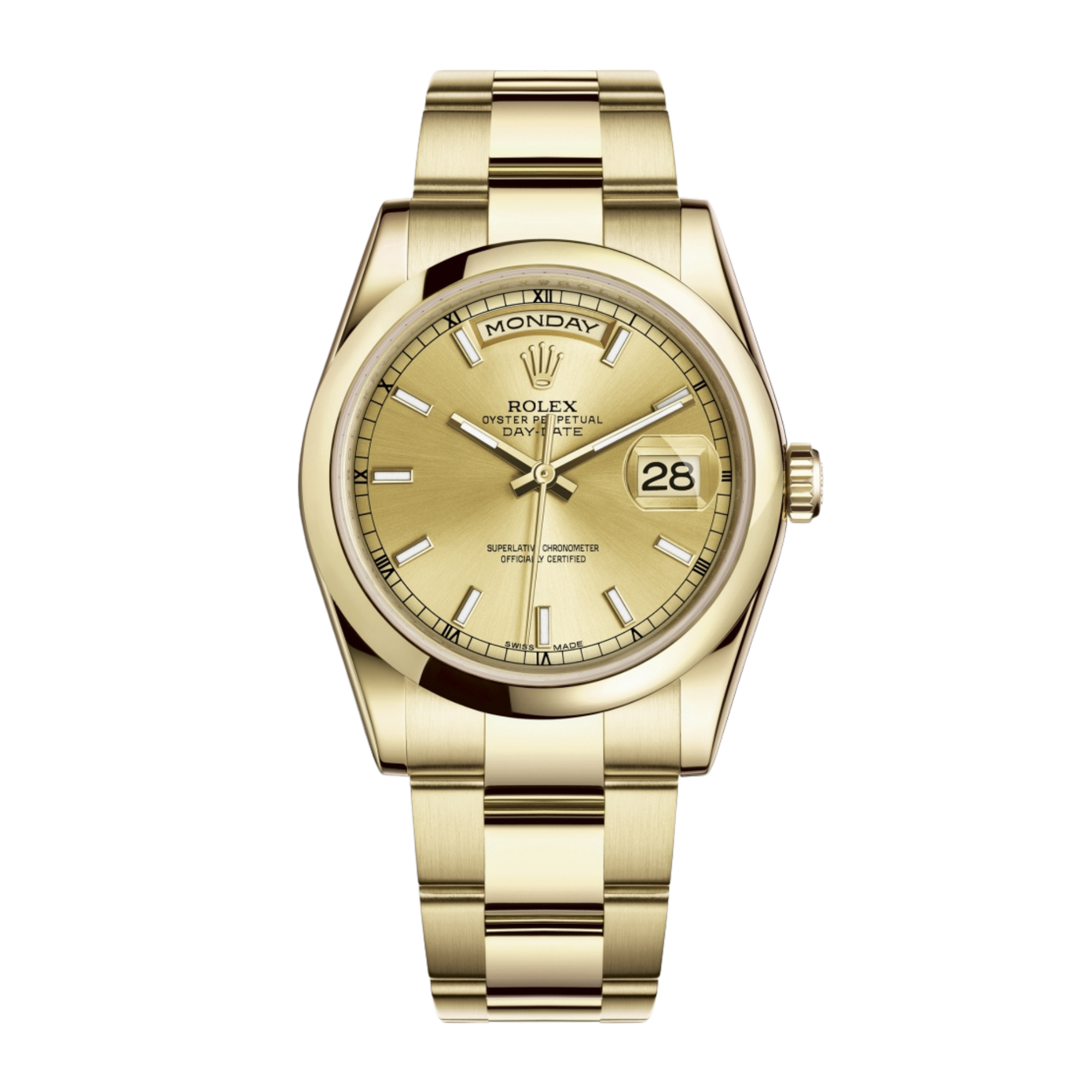 Day-Date 36 Yellow Gold Champagne Dial Product Image
