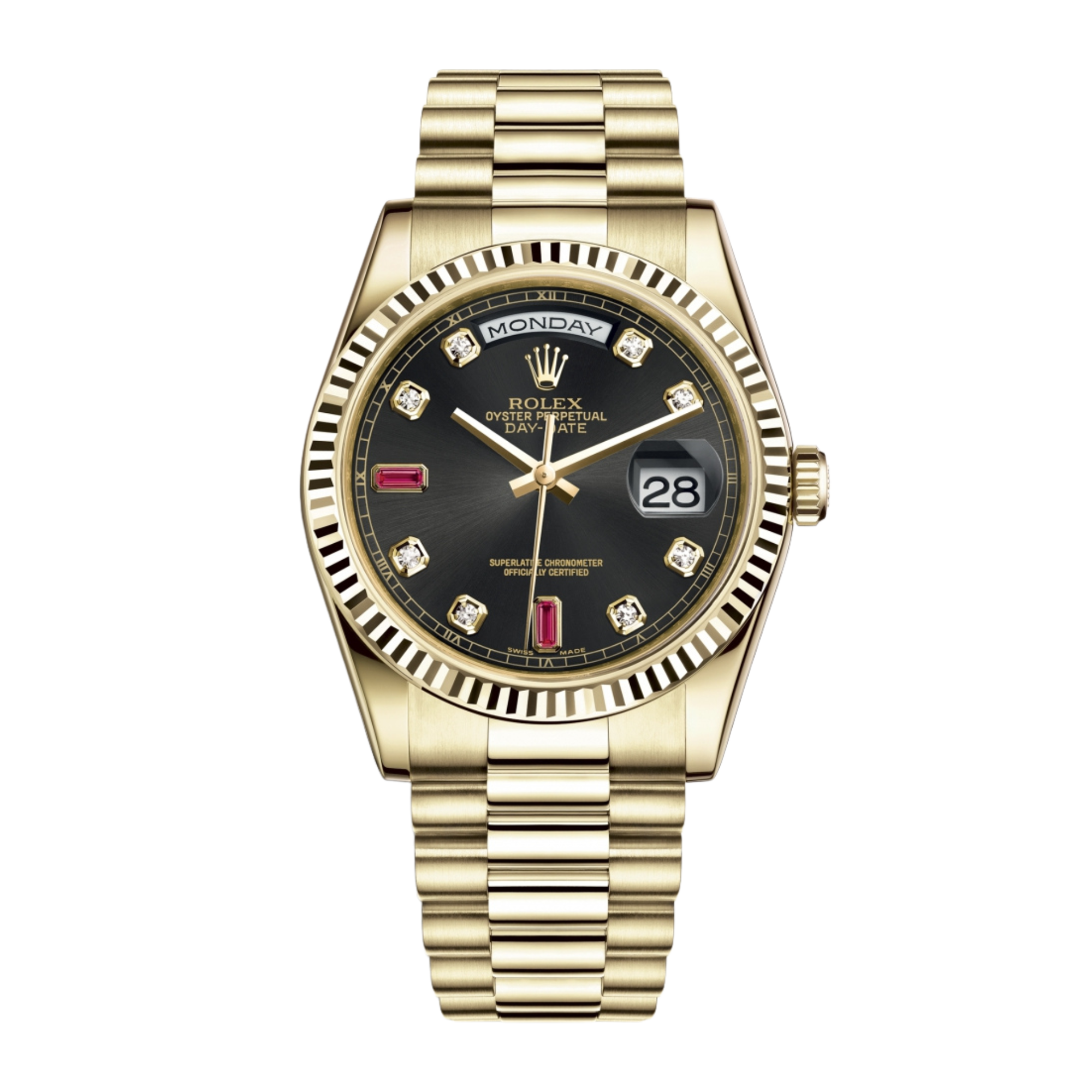 Day-Date 36 Yellow Gold Black Dial 36mm Product Image