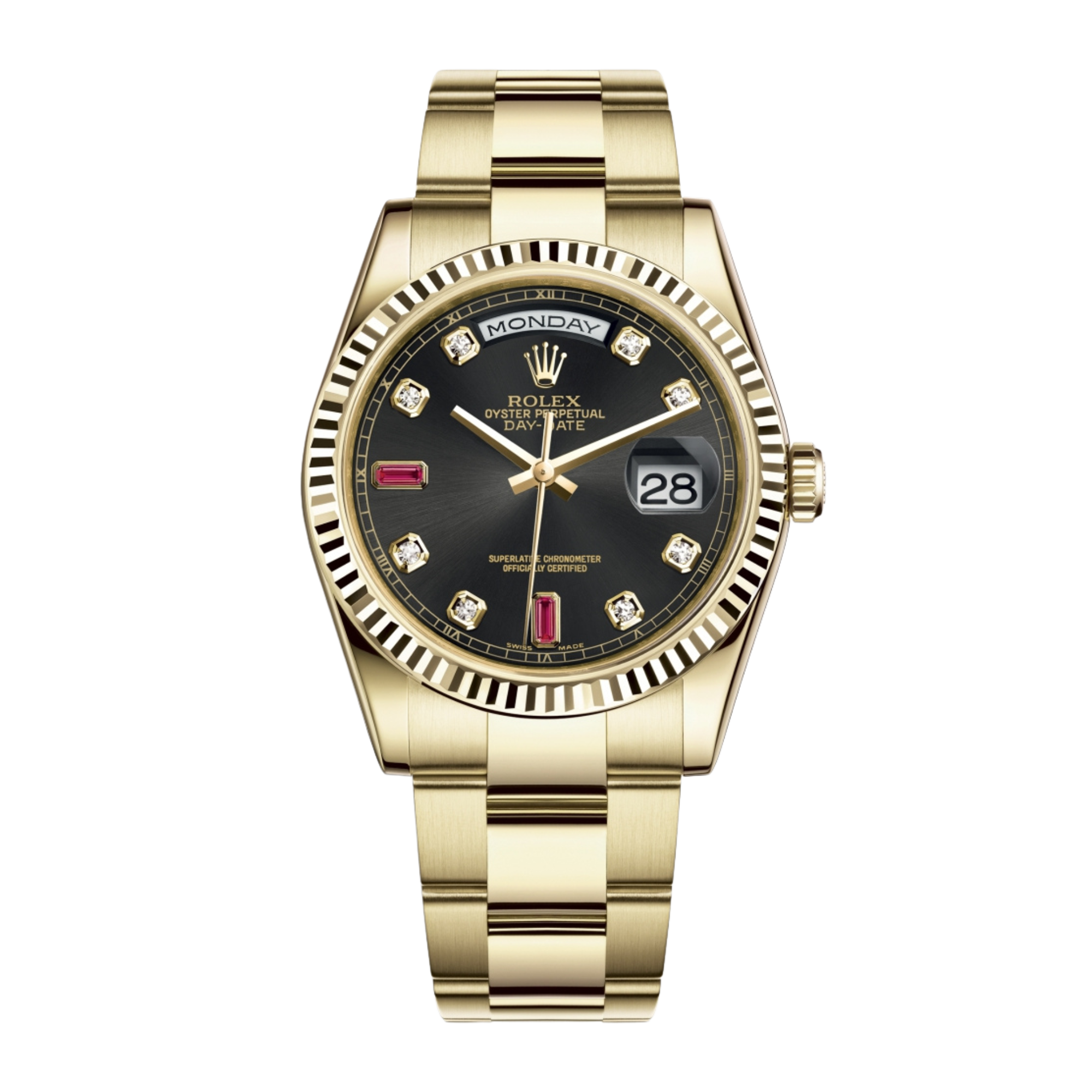 Day-Date 36 Yellow Gold Black Dial 36mm Product Image