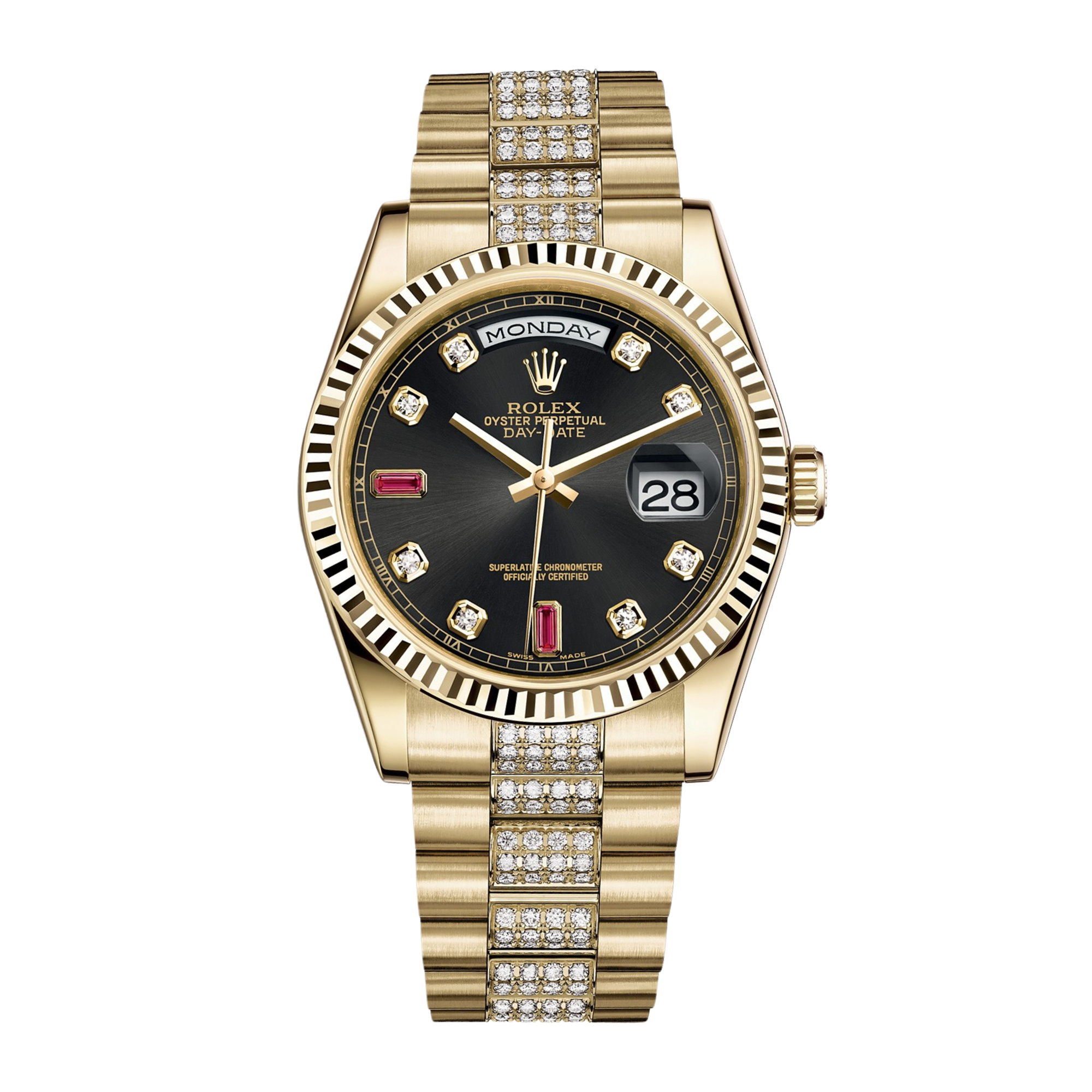 Day-Date 36 Yellow Gold Black Dial Product Image