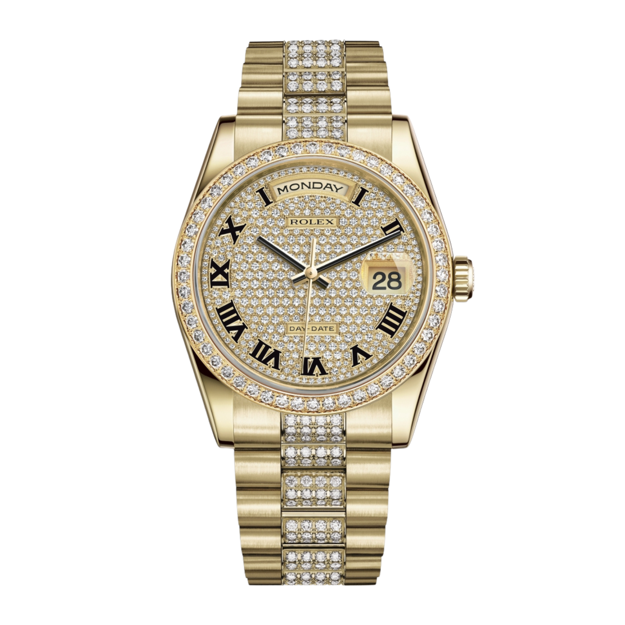Day-Date 36 Yellow Gold Diamond Pave Dial 36mm Product Image