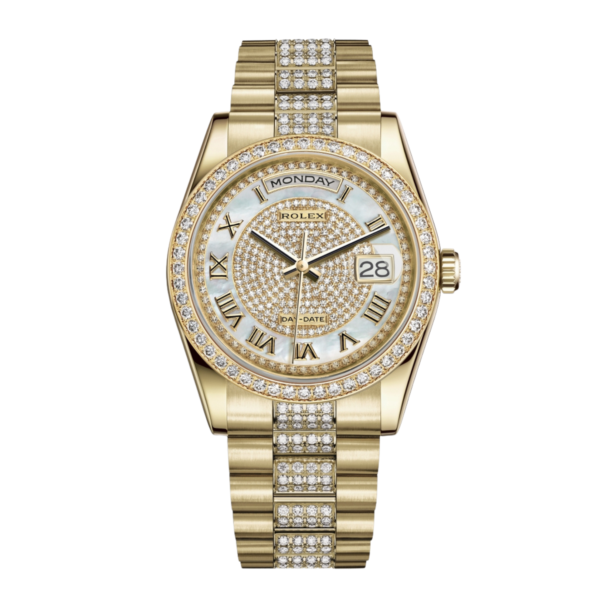 Day-Date 36 Yellow Gold Diamond Pave Dial 36mm Product Image