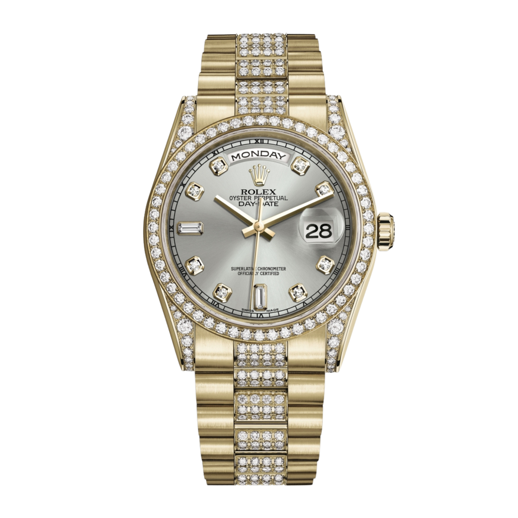 Day-Date 36 Yellow Gold Silver Dial 36mm Product Image