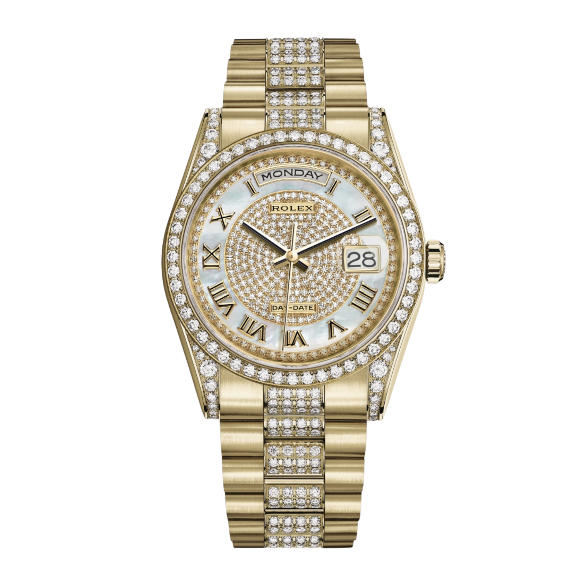 Day-Date 36 Yellow Gold Diamond Pave Dial Product Image