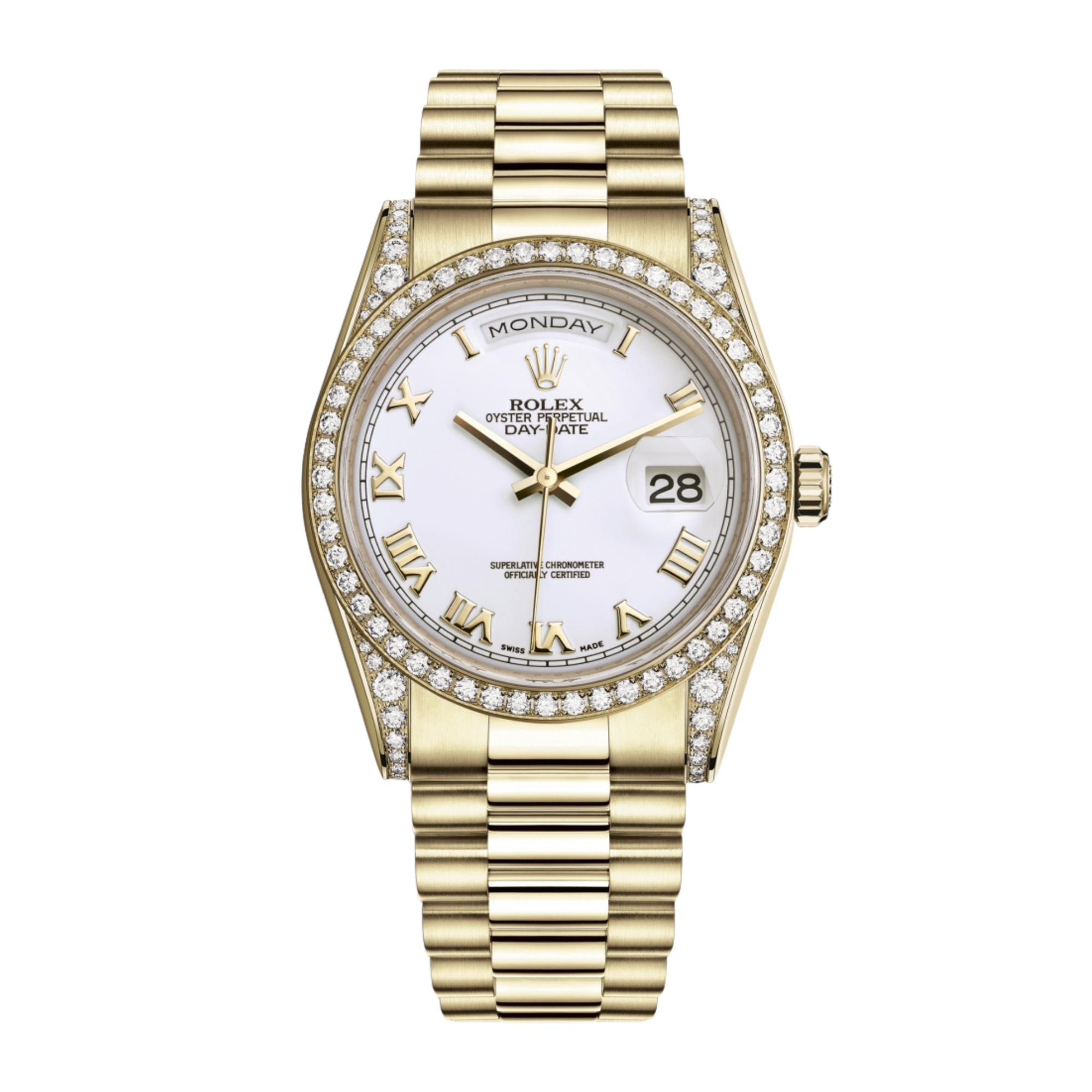 Day-Date 36 Yellow Gold Diamond Champagne Dial Product Image