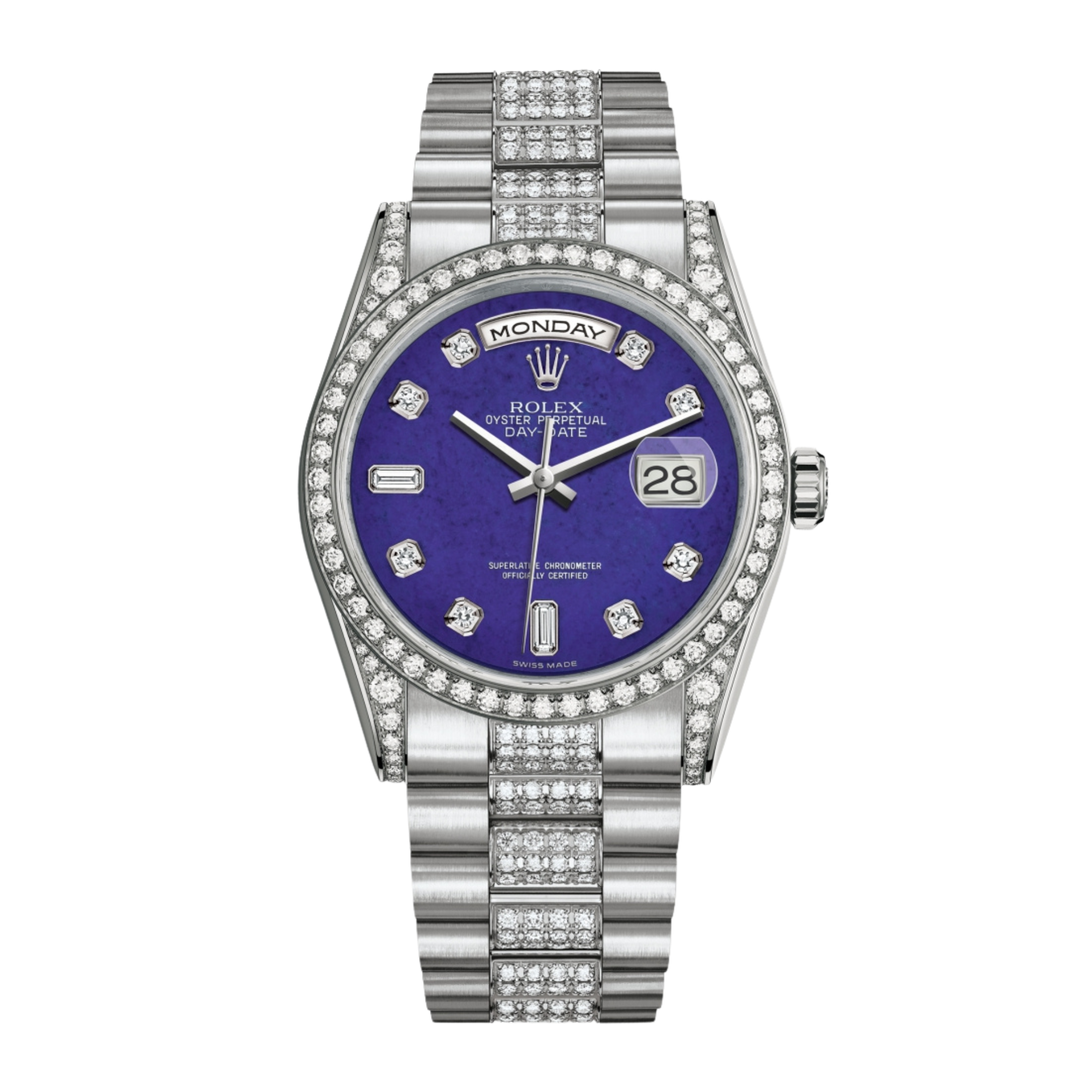 Day-Date 36 White Gold Diamond Blue Dial 36mm Product Image