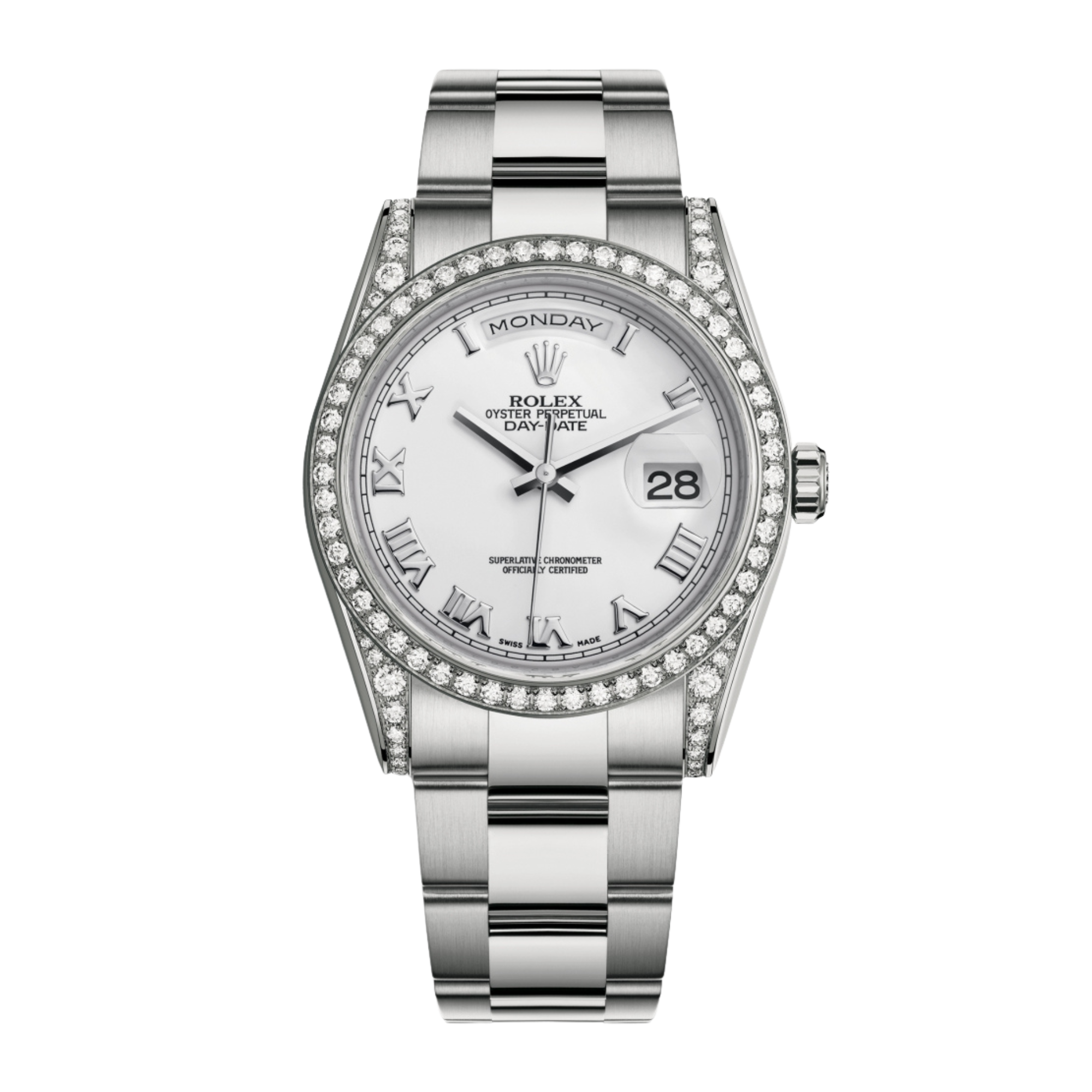 Day-Date 36 White Gold Diamond White Dial 36mm Product Image