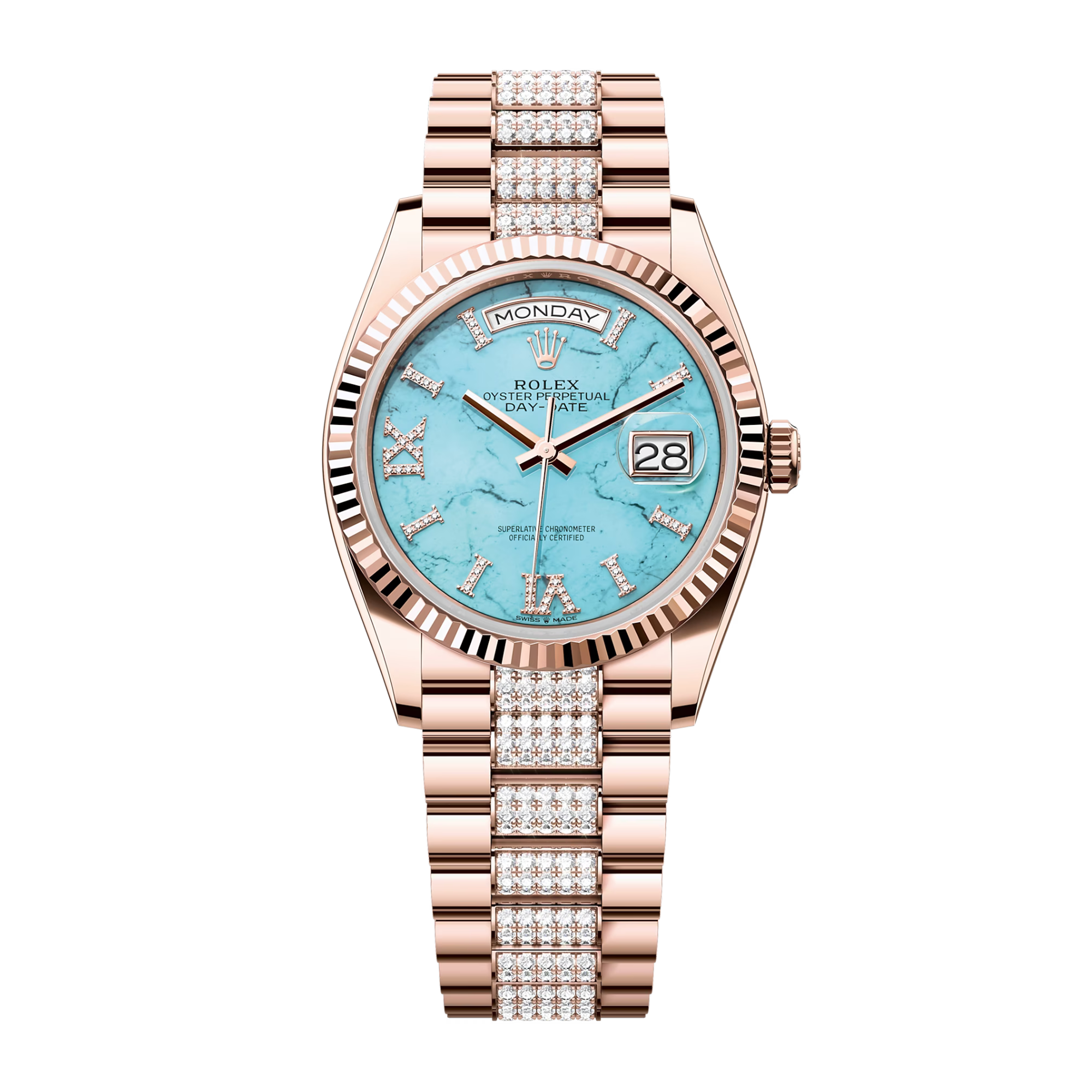 Day-Date 36 Rose Gold Blue Dial 36mm Product Image