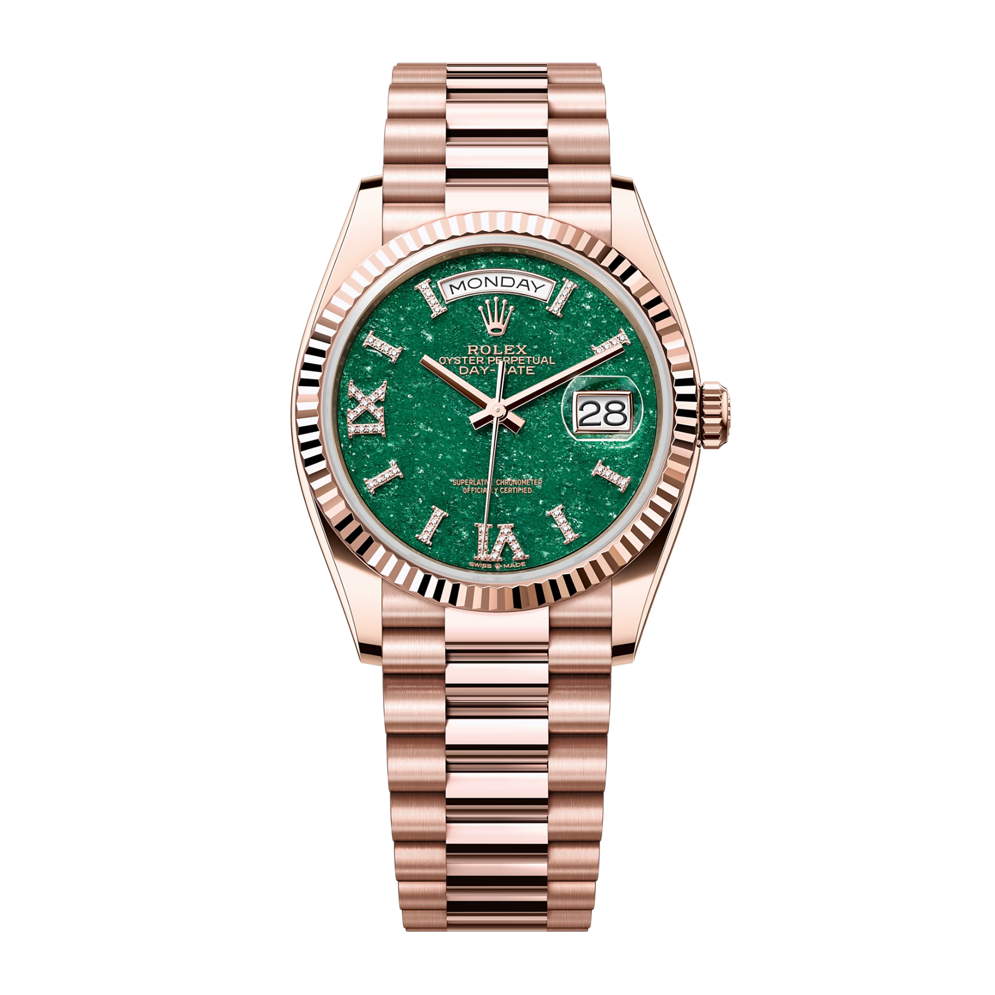 Day-Date 36 Rose Gold Green Dial 36mm Product Image