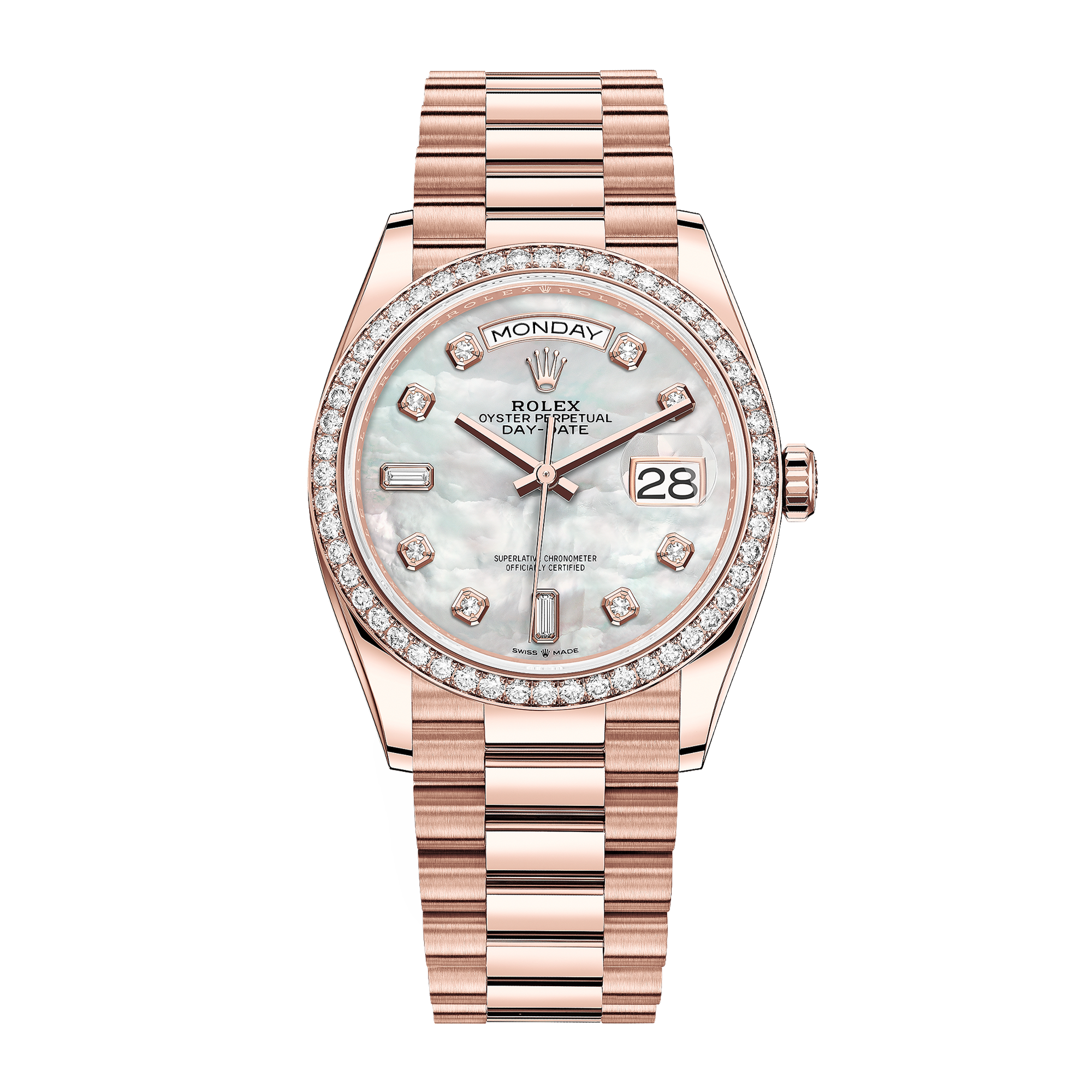 Day-Date Rose Gold Mother of Pearl Dial 36mm Product Image