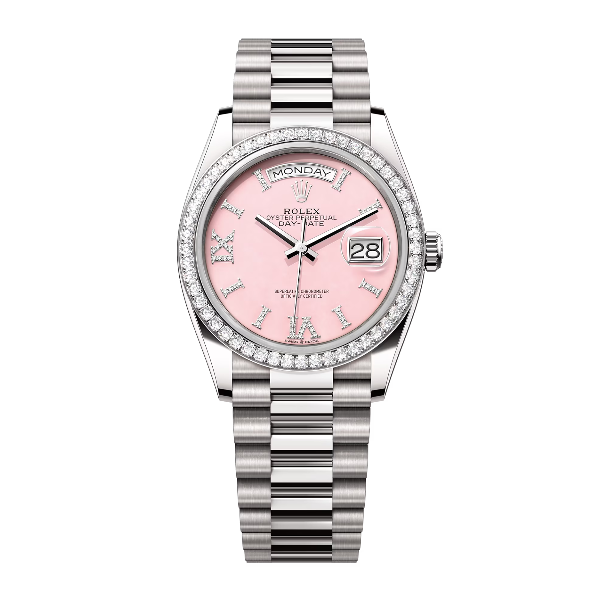 Day-Date White Gold Diamond White Dial 36mm Product Image