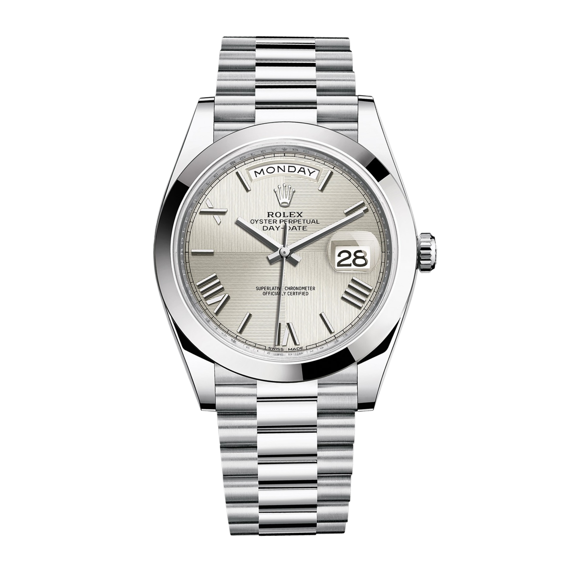 Rolex Day-Date 40 Platinum White Dial 40mm 228206-0028 - Make an