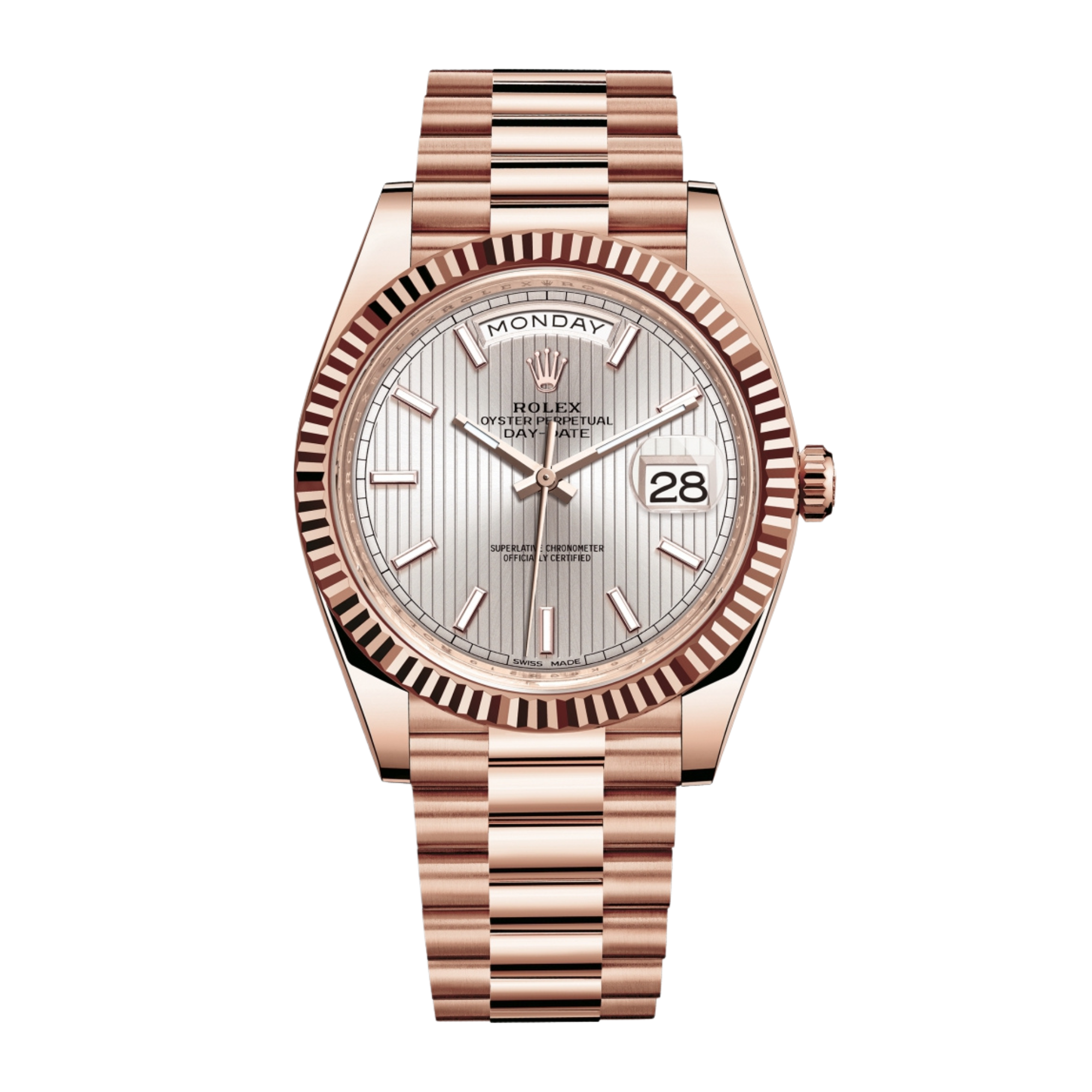 Day-Date 40 Rose Gold Grey Dial Product Image