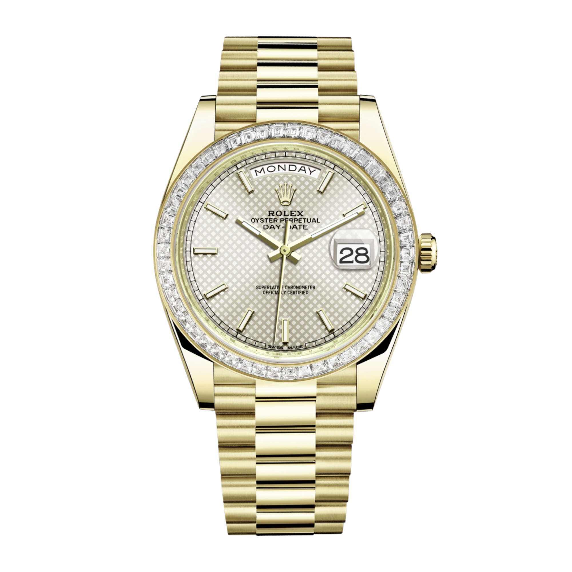 Day-Date 40 Yellow Gold Silver Dial 40mm Product Image
