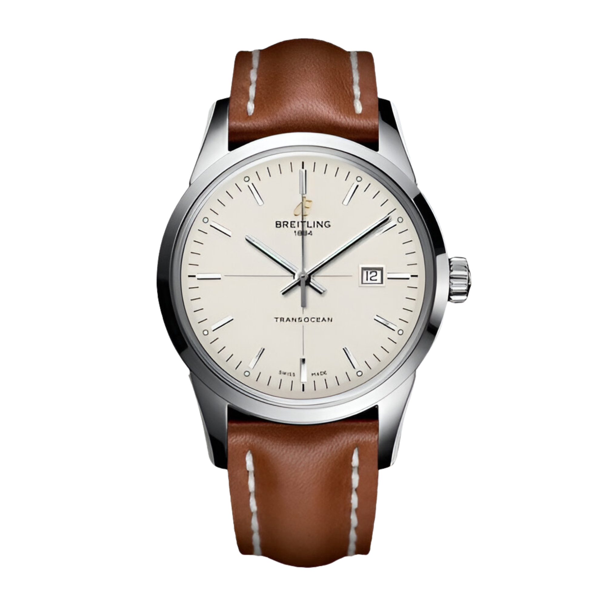 Breitling Transocean Steel Silver Dial 43mm A1036012/G721/433X