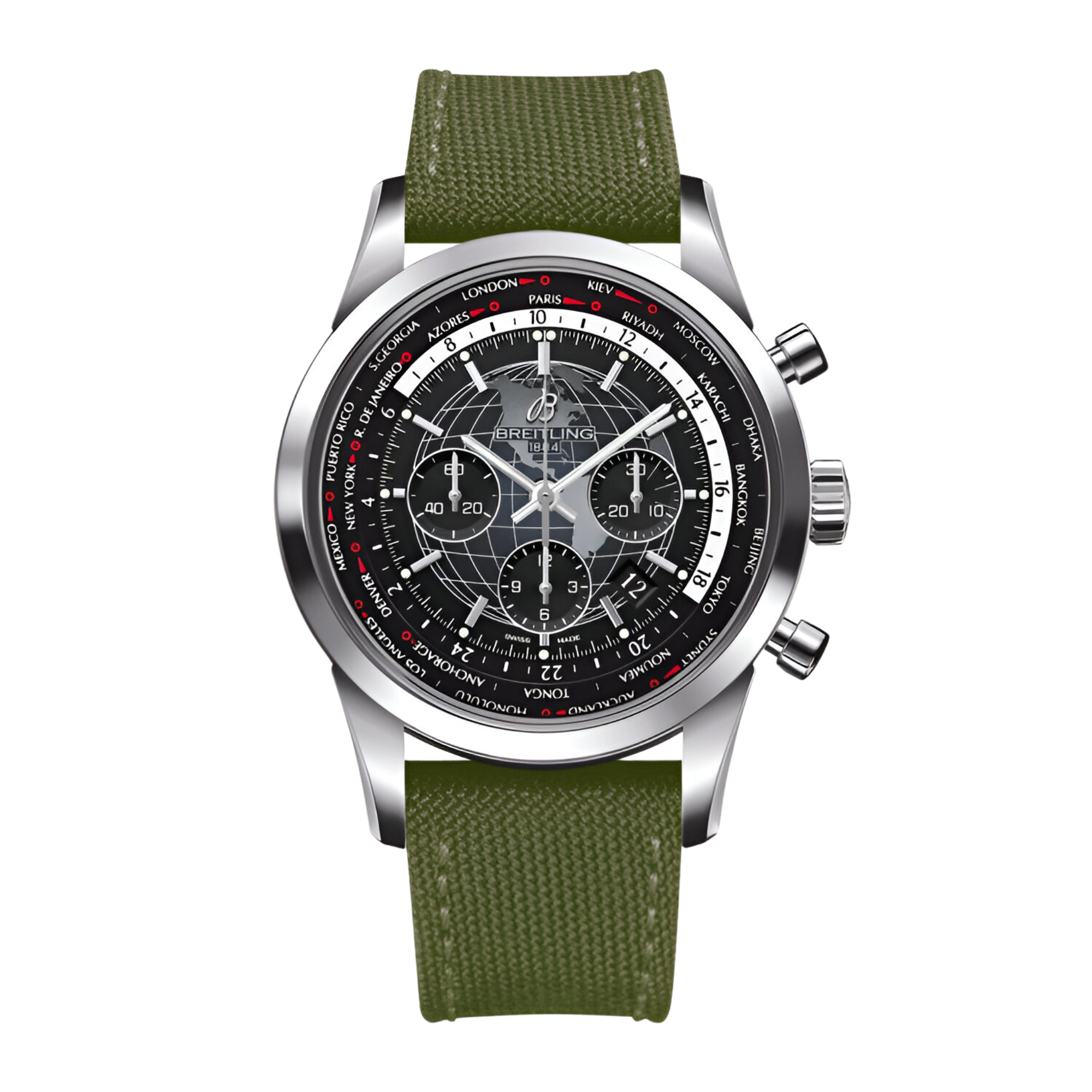 Roger Dubuis Easy Diver Chronograph Steel Silver Dial 46mm SE46 56