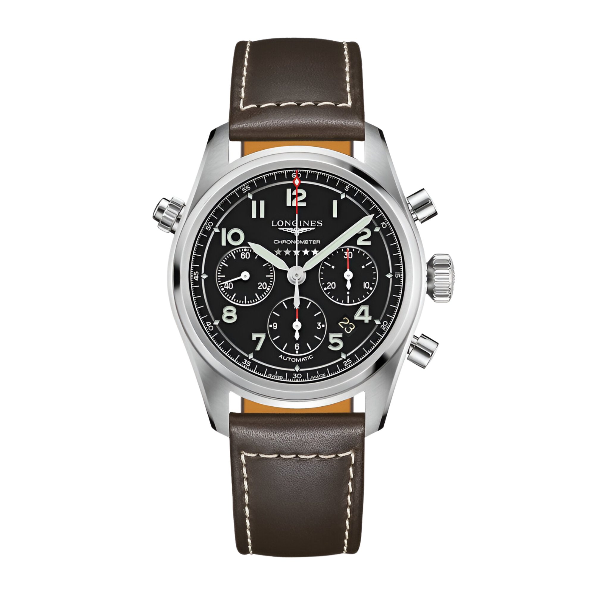 Spirit Chronograph Steel Black Dial 42mm Product Image