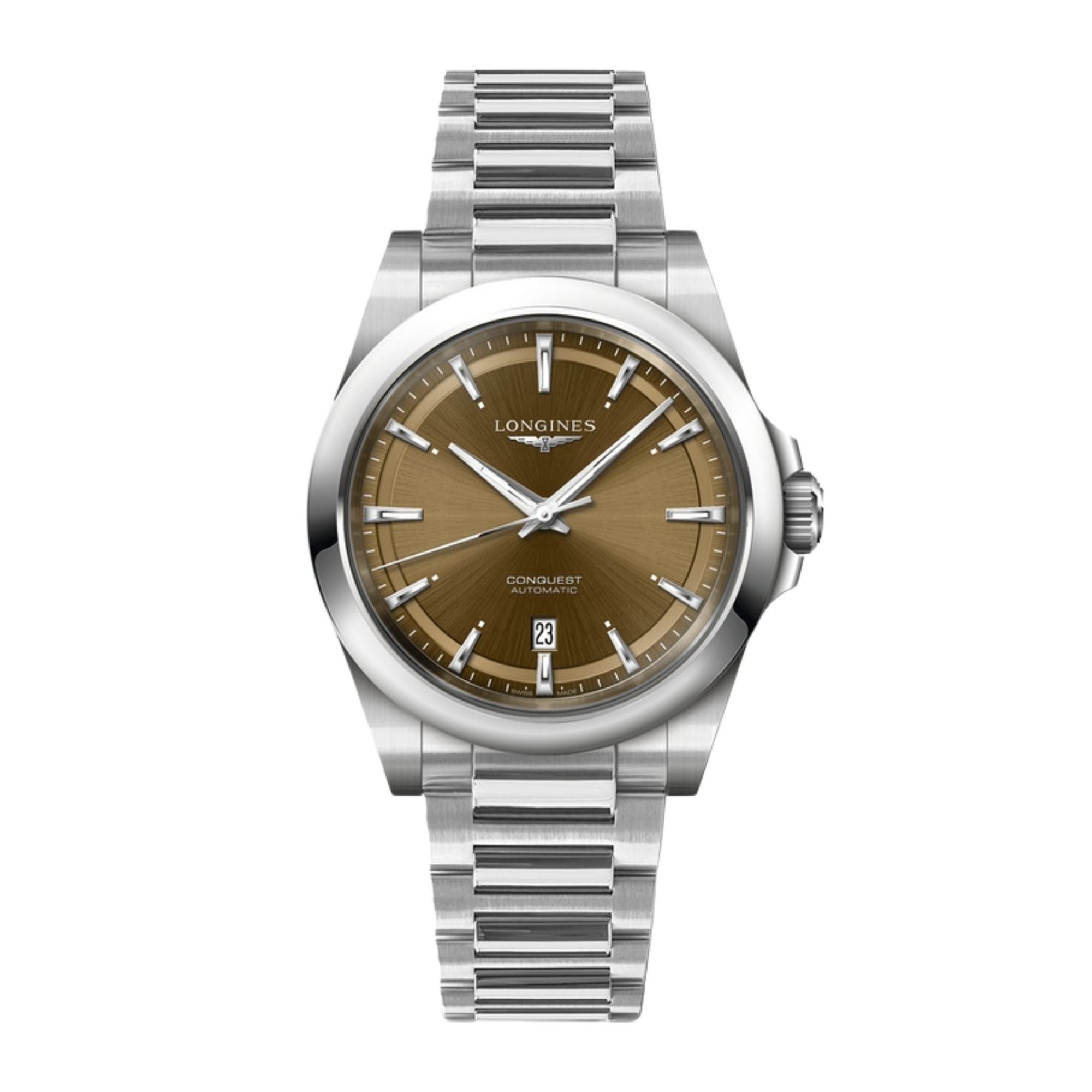 Conquest Steel Brown Dial 41mm Product Image