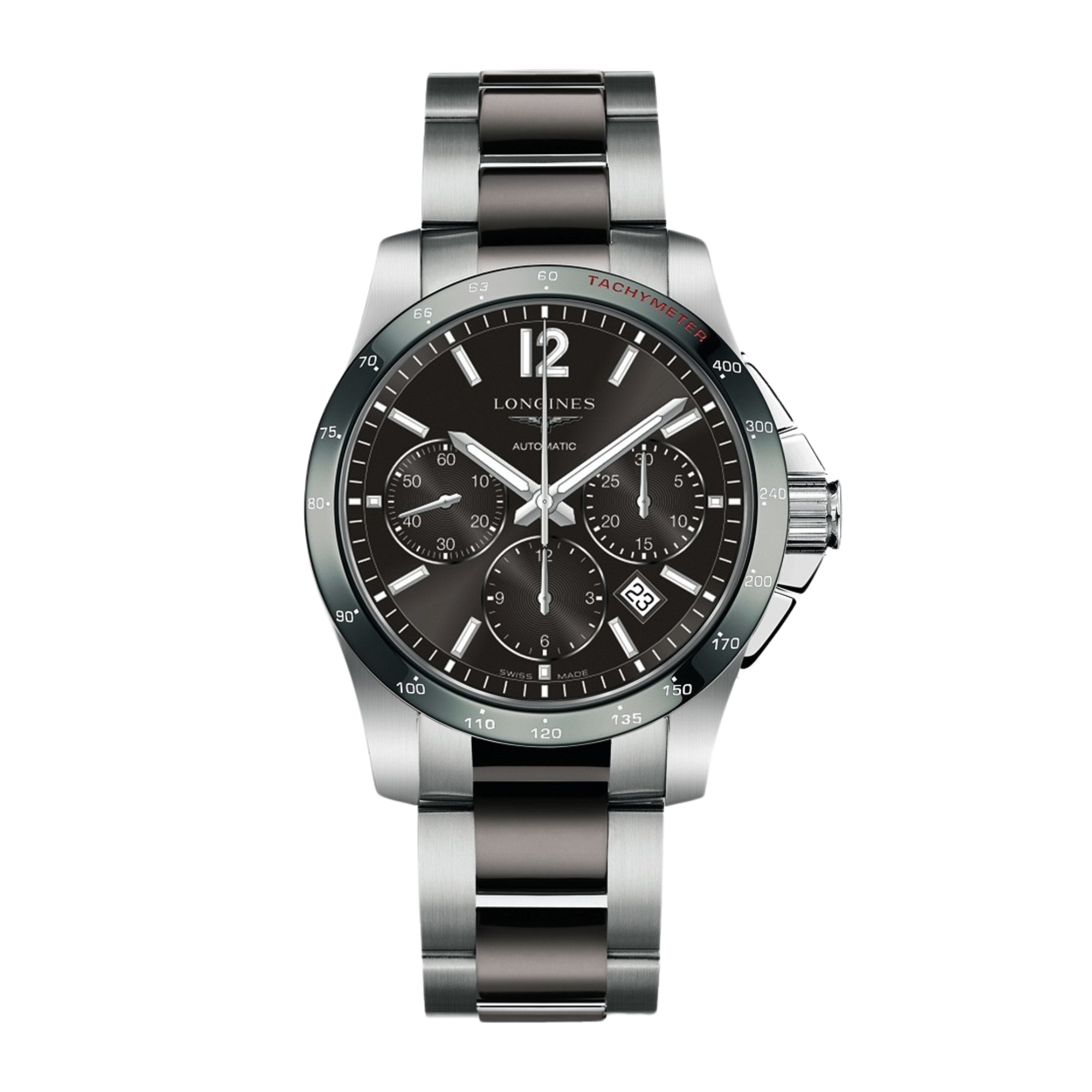 LONGINES グレー アナログ 腕時計 8176767db7bfe50c936ce3f4d158a4