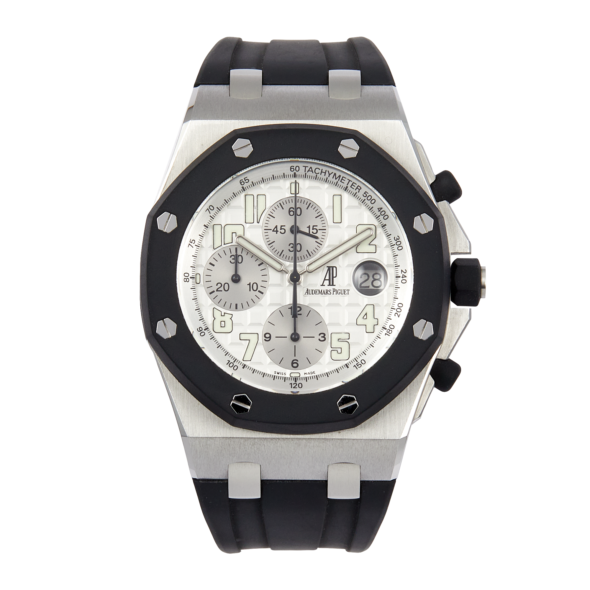 Audemars Piguet Royal Oak Offshore Chronograph Steel White Audemars Piguet Royal Oak Offshore Chronograph Steel White