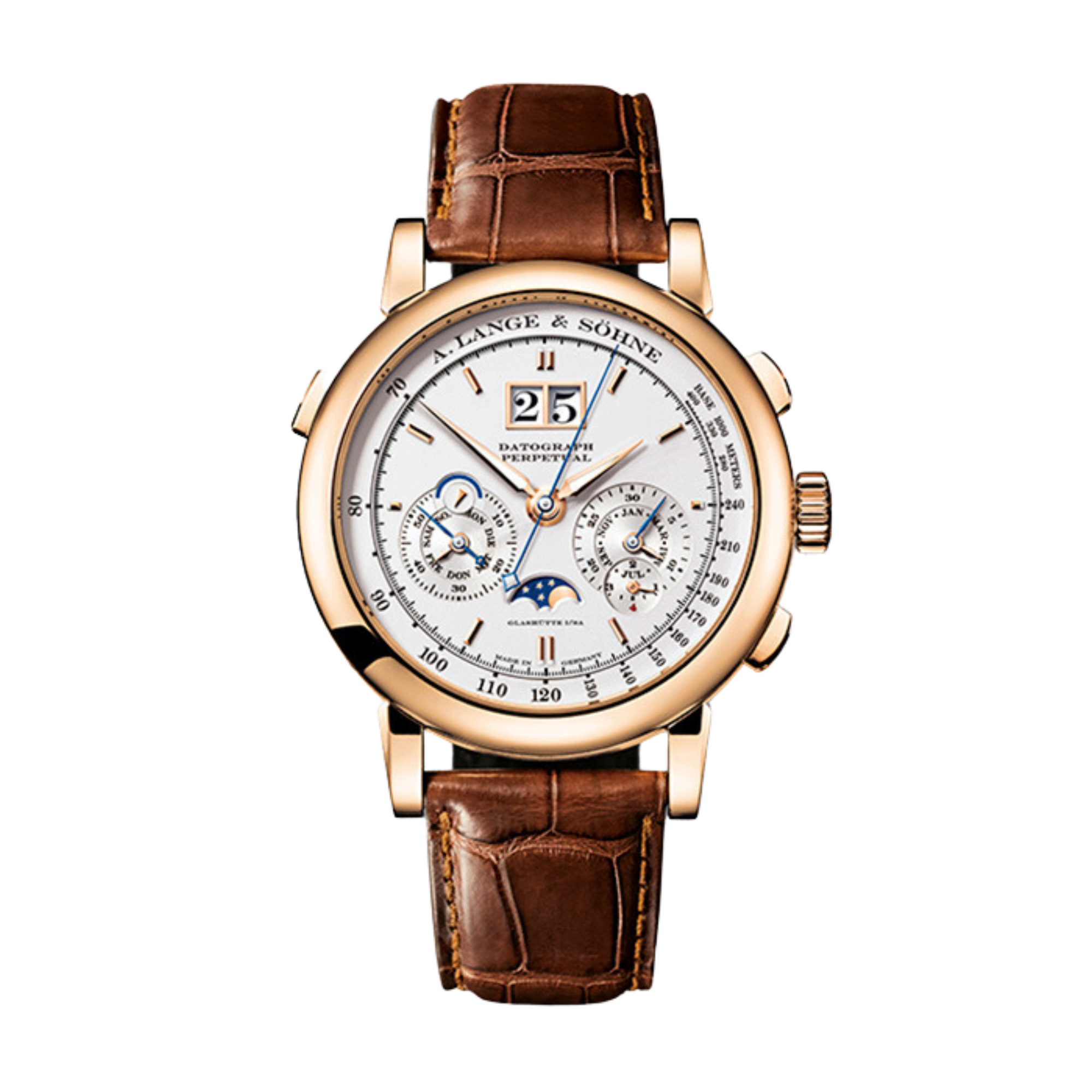 Datograph Perpetual Calendar Chronograph Rose Gold Silver Dial 41mm Product Image 1