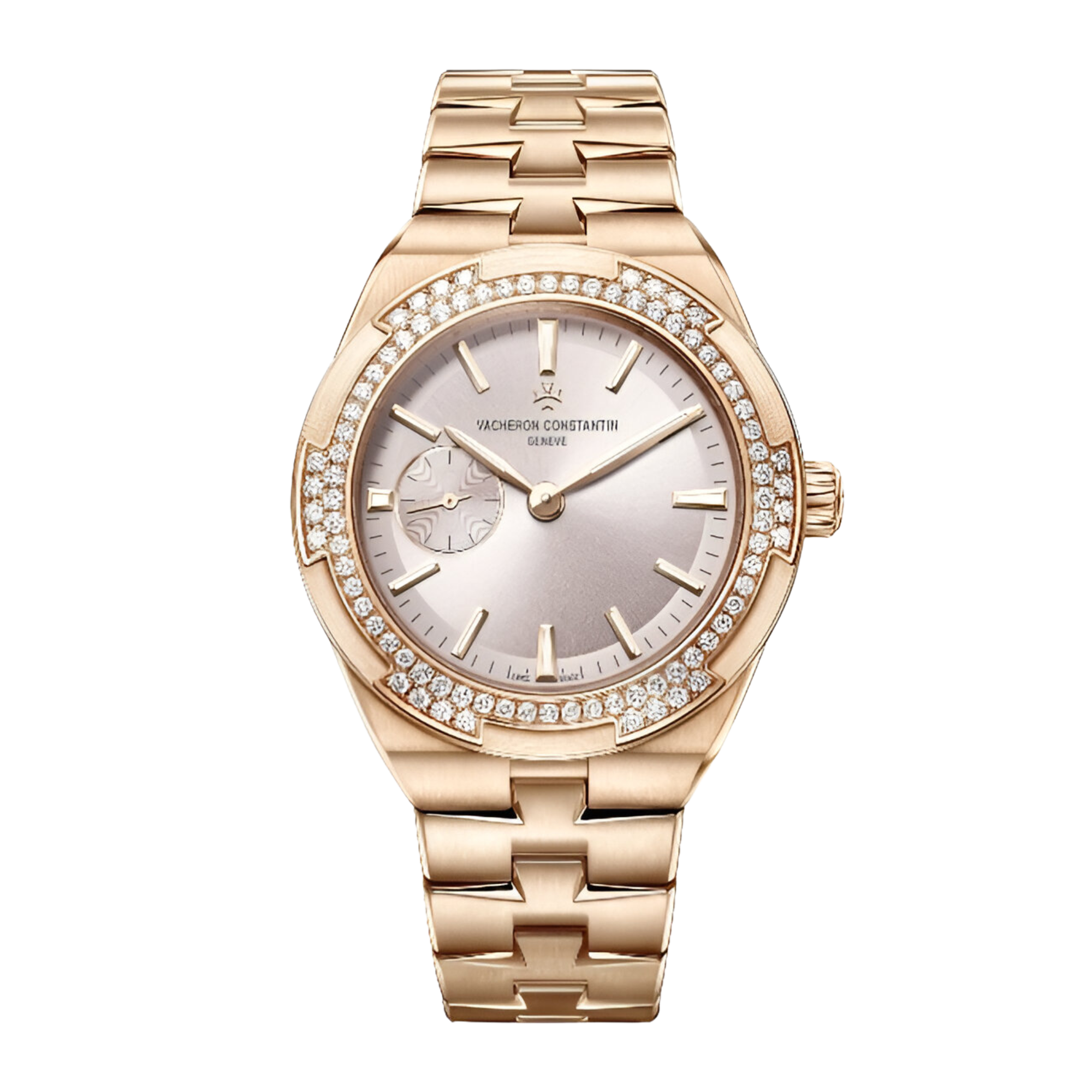 Overseas Small Seconds Rose Gold Pink Dial 37mm Product Image
