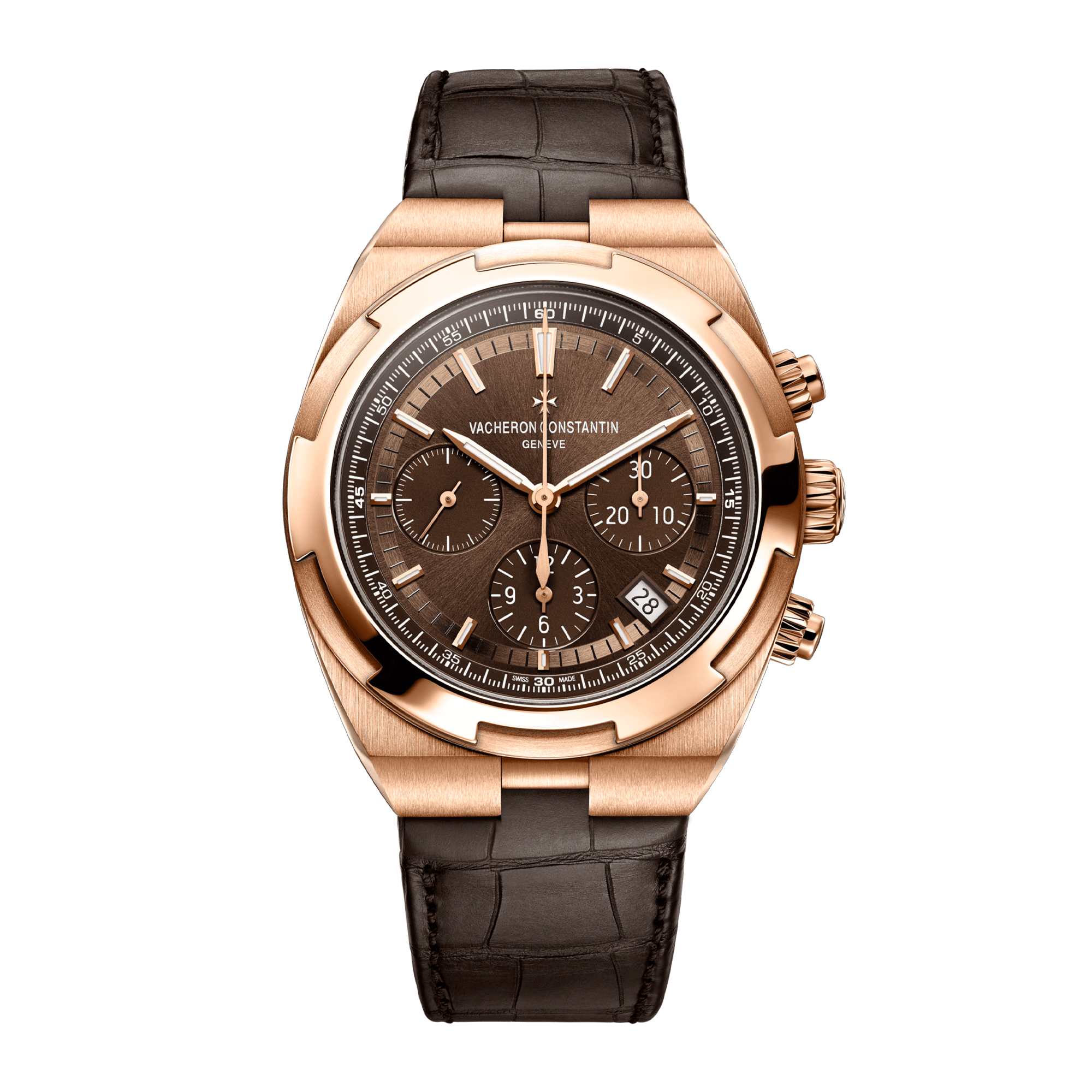 Overseas Chronograph Rose Gold Brown Dial 43mm Product Image