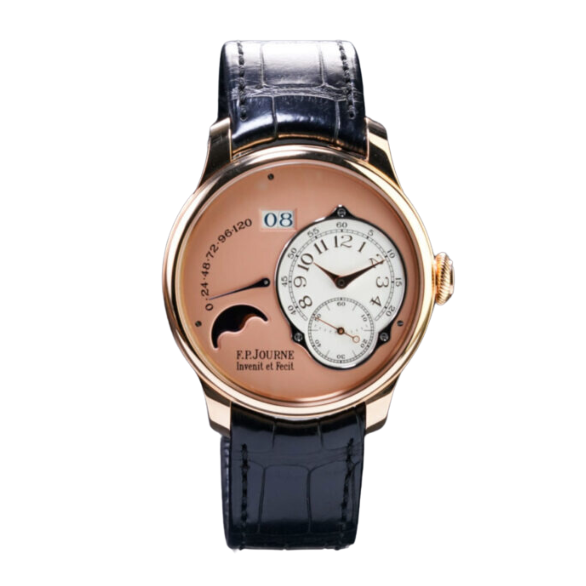 Octa Lune Rose Gold Salmon Dial 40mm Product Image