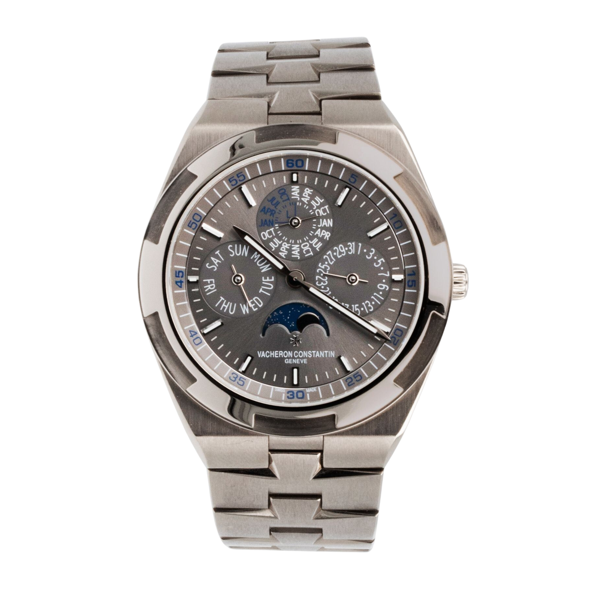 Overseas Ultra-Thin Perpetual Calendar White Gold Grey Dial 41mm Product Image