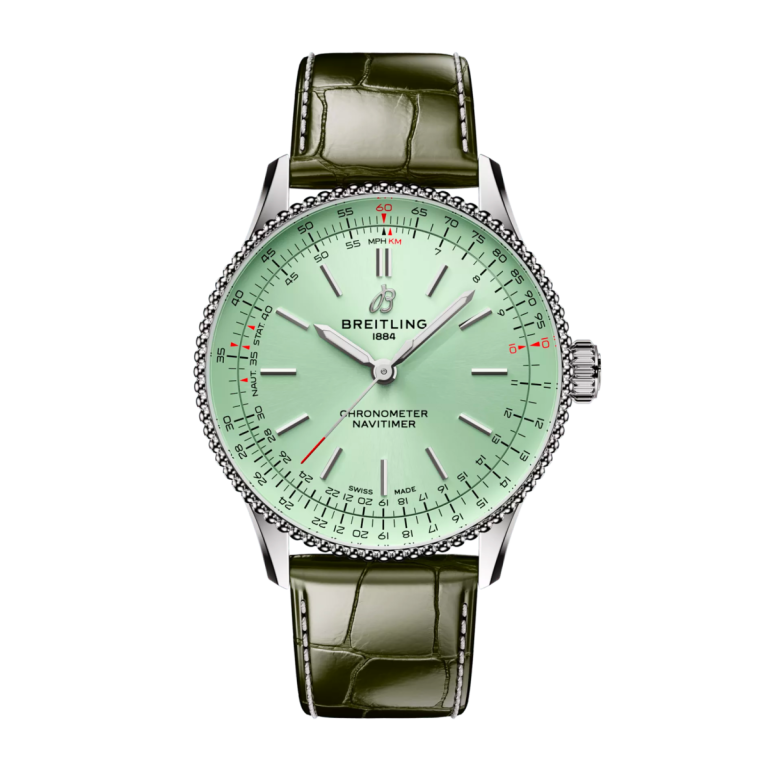 Navitimer Steel Mint Green Dial 36mm Product Image