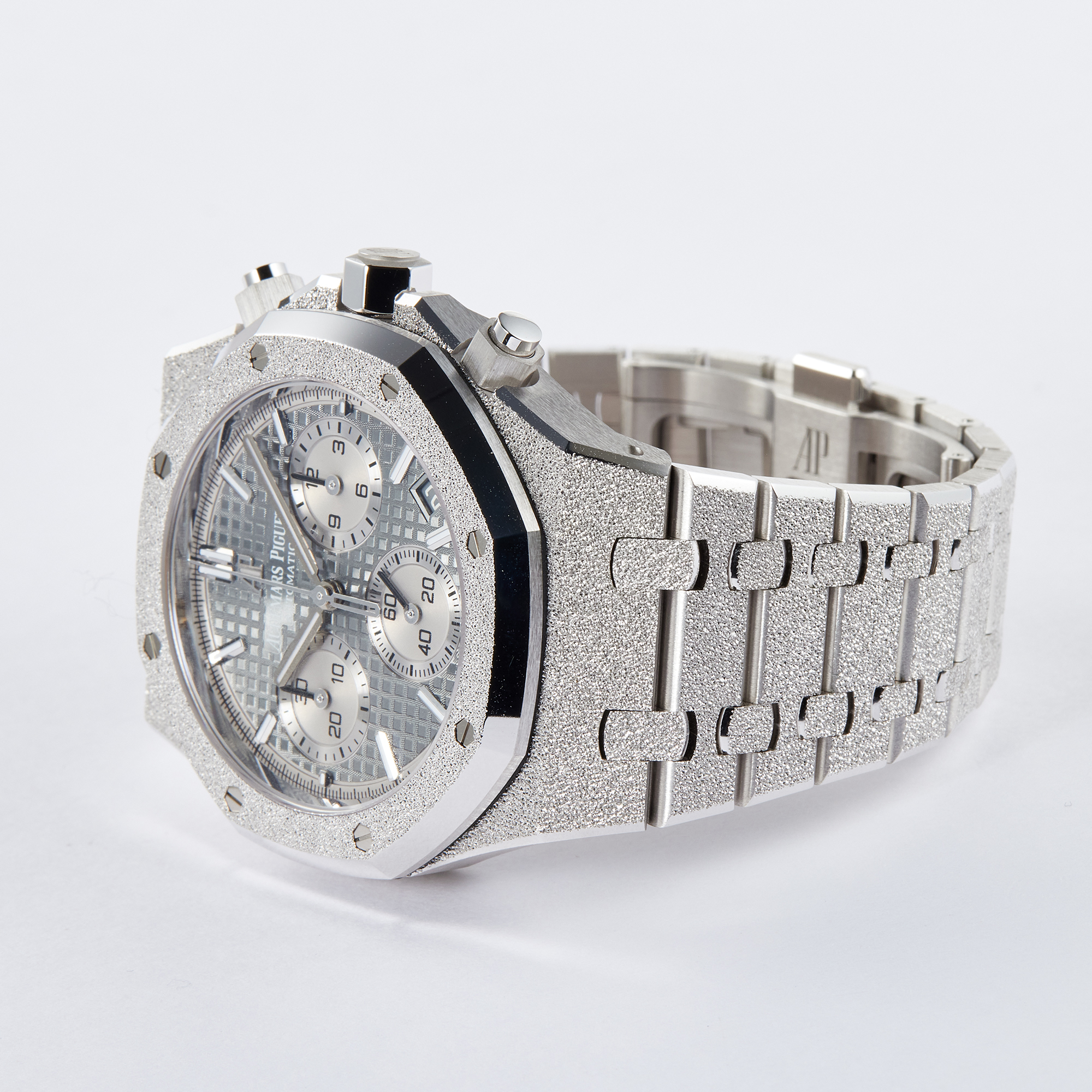 Royal Oak Chronograph Frosted White Gold Grey Dial 41mm Product Image 6
