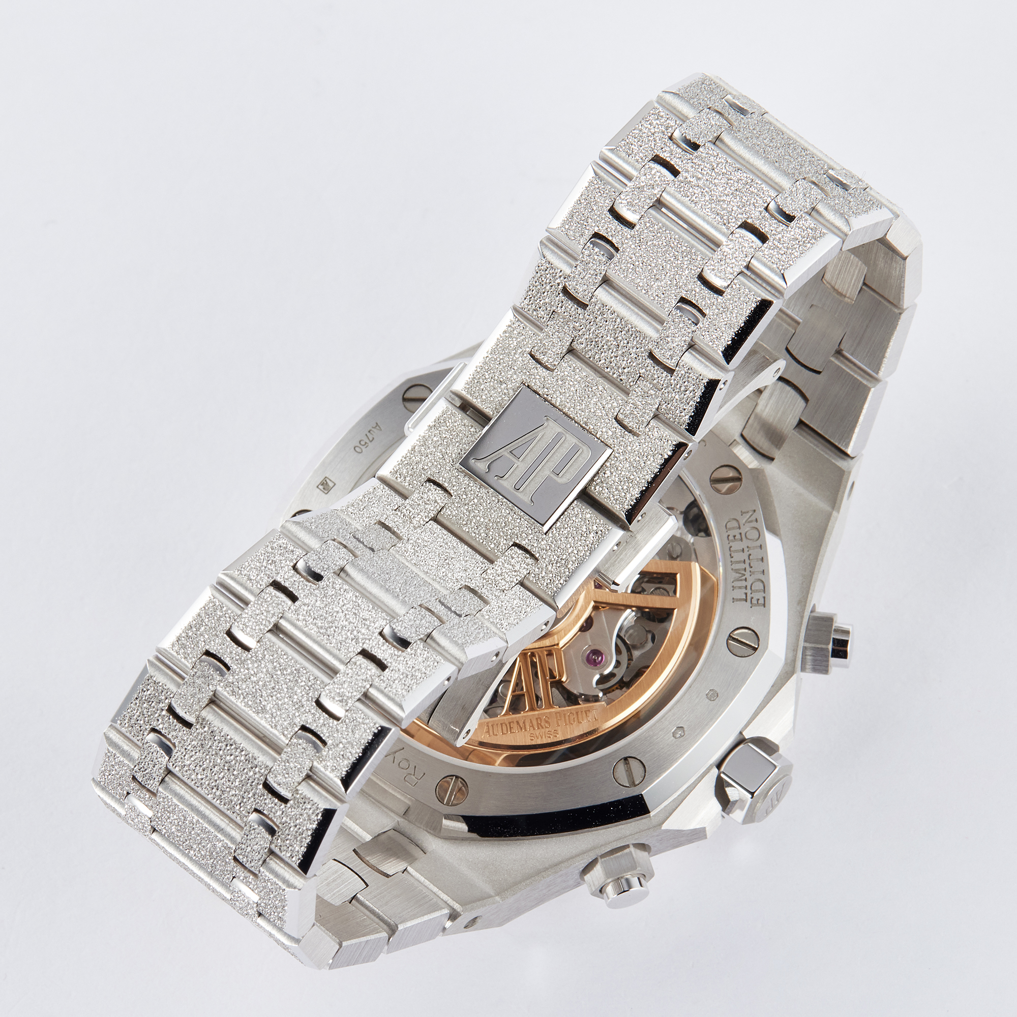 Royal Oak Chronograph Frosted White Gold Grey Dial 41mm Product Image 1