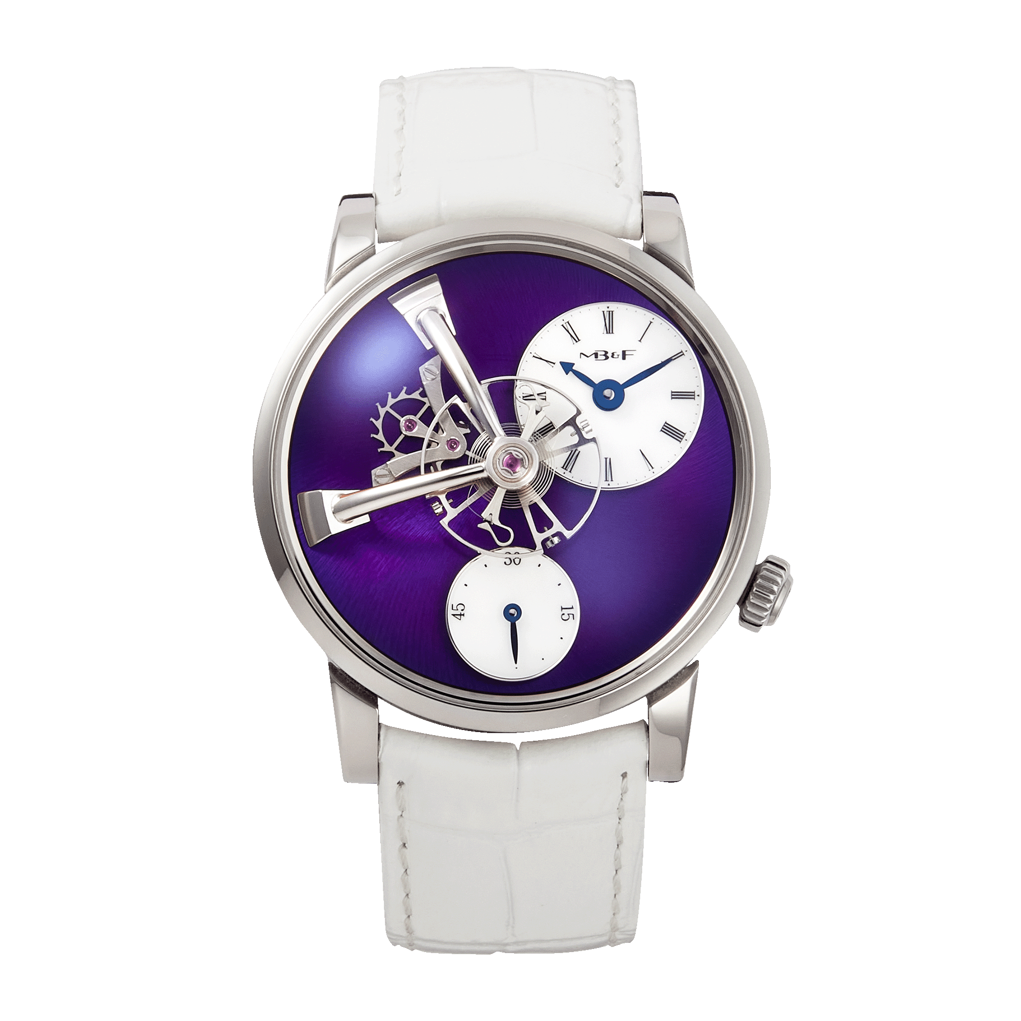 Legacy Machine 101 White Gold Purple Dial 40mm Product Image 1