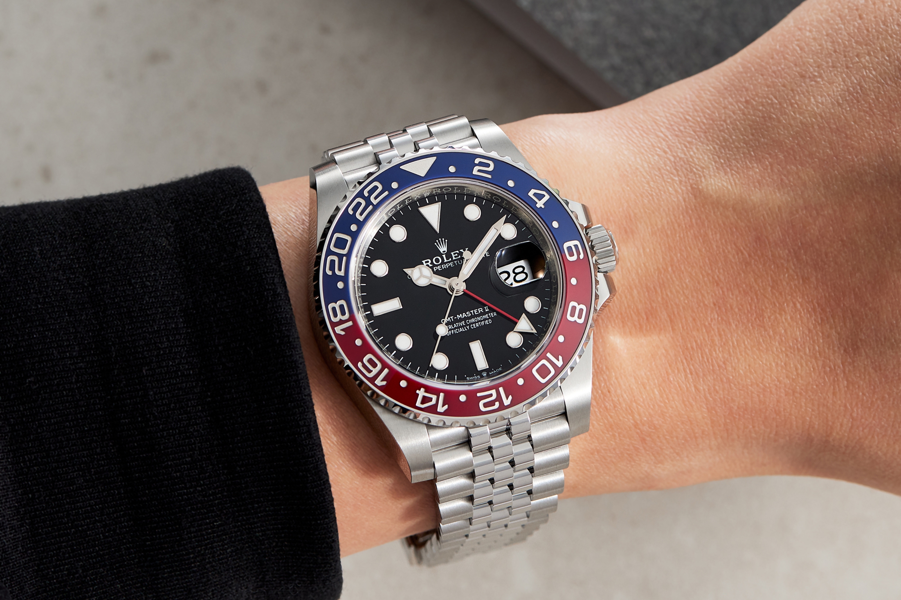 Rolex GMT-Master II 'Pepsi' ref. 126710BLRO and 'Batman' ref