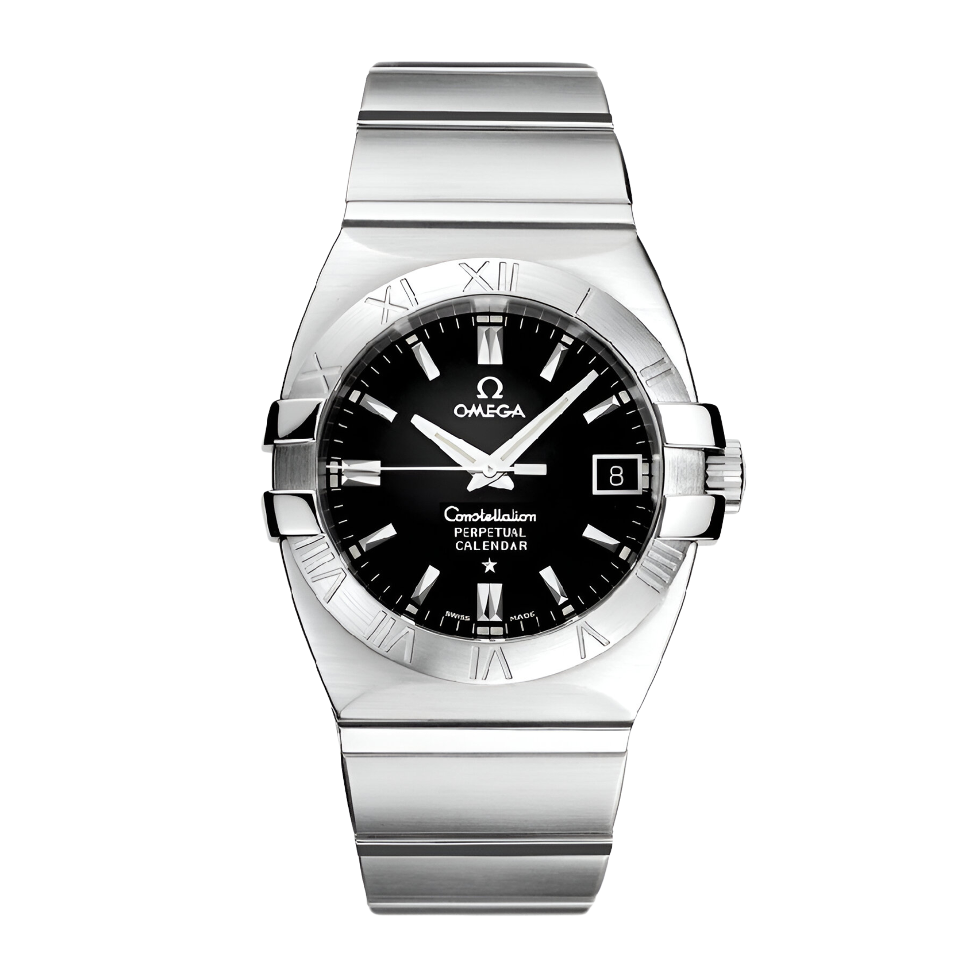 Constellation Perpetual Calendar Steel Black Dial 35mm Product Image