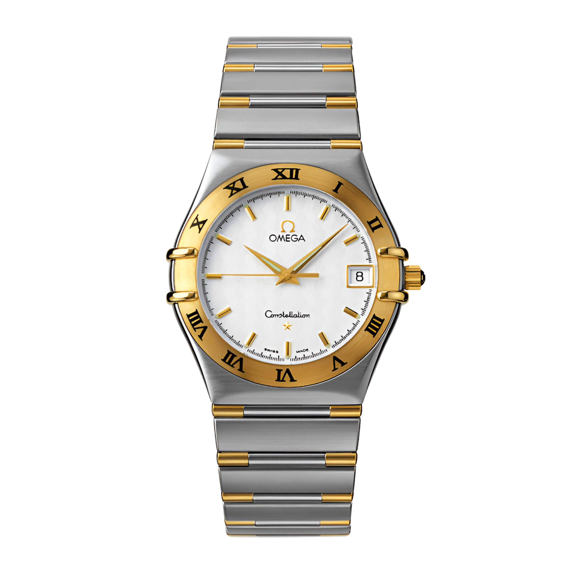 Constellation Quartz Yellow Gold & Steel Silver Dial 34mm Product Image