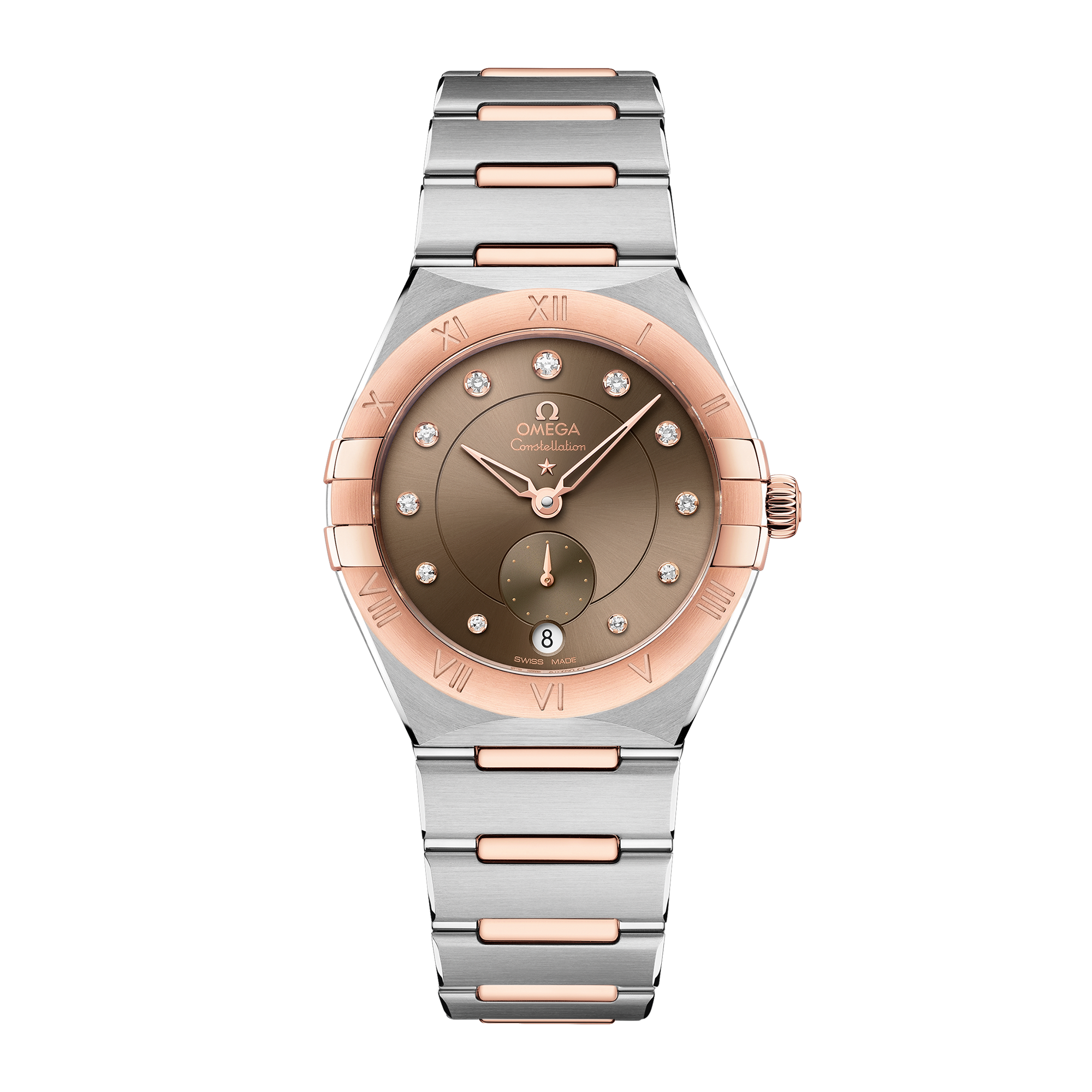 Constellation Master Chronometer Small Seconds Rose Gold & Steel Brown Dial 34mm Product Image