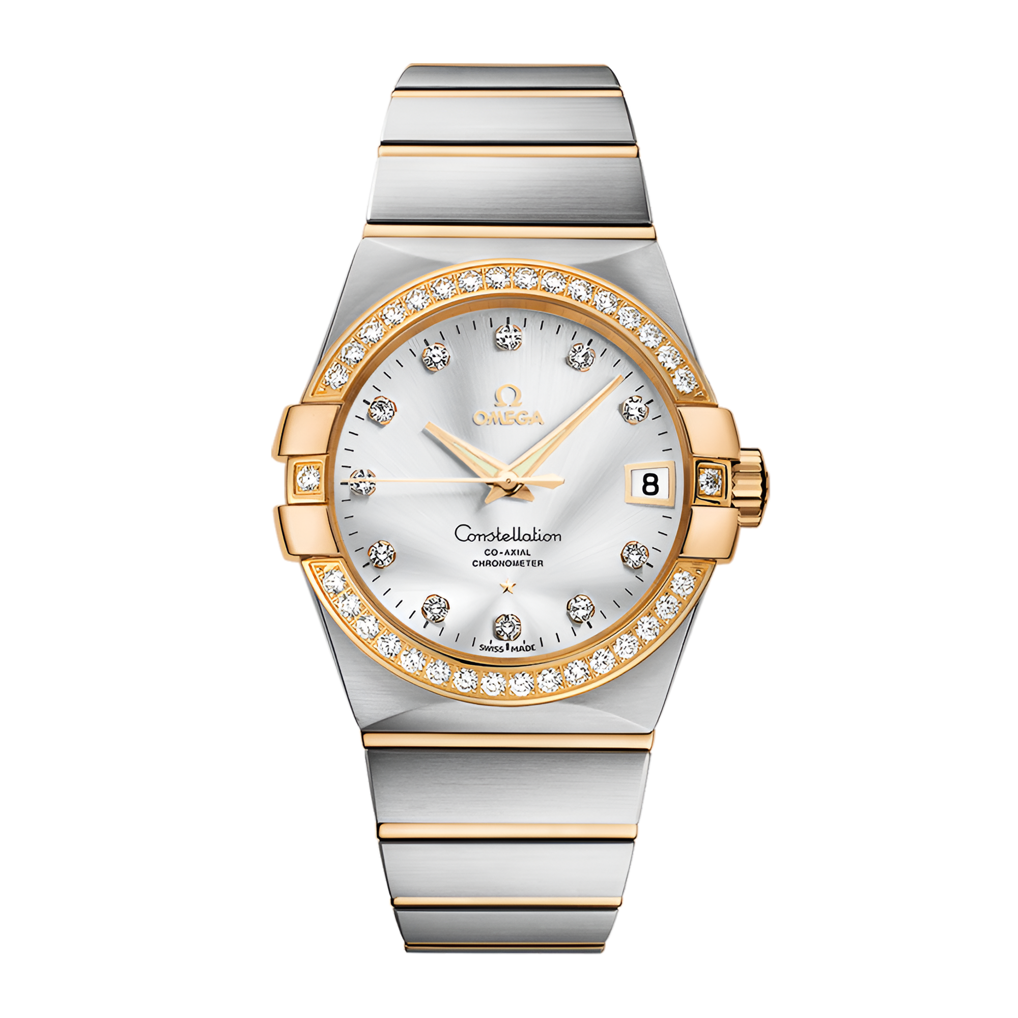 Omega Constellation Co-Axial Steel Silver Dial 38mm 123.10.38.21