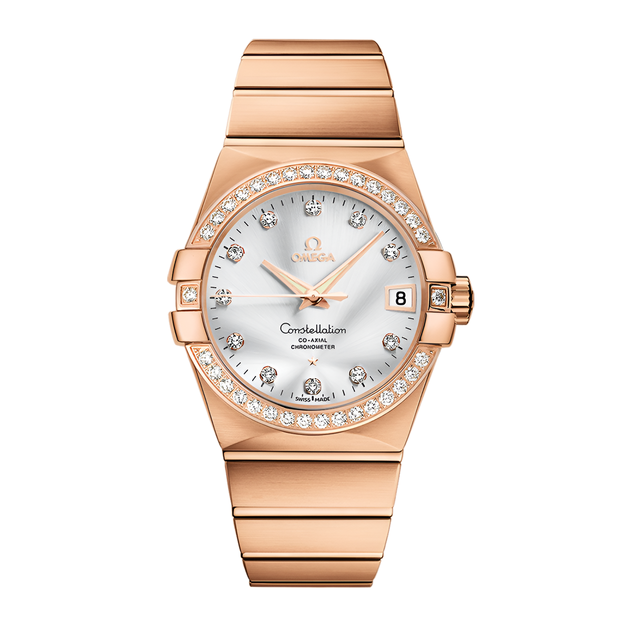 Constellation Co-Axial Rose Gold Silver Dial 38mm Product Image