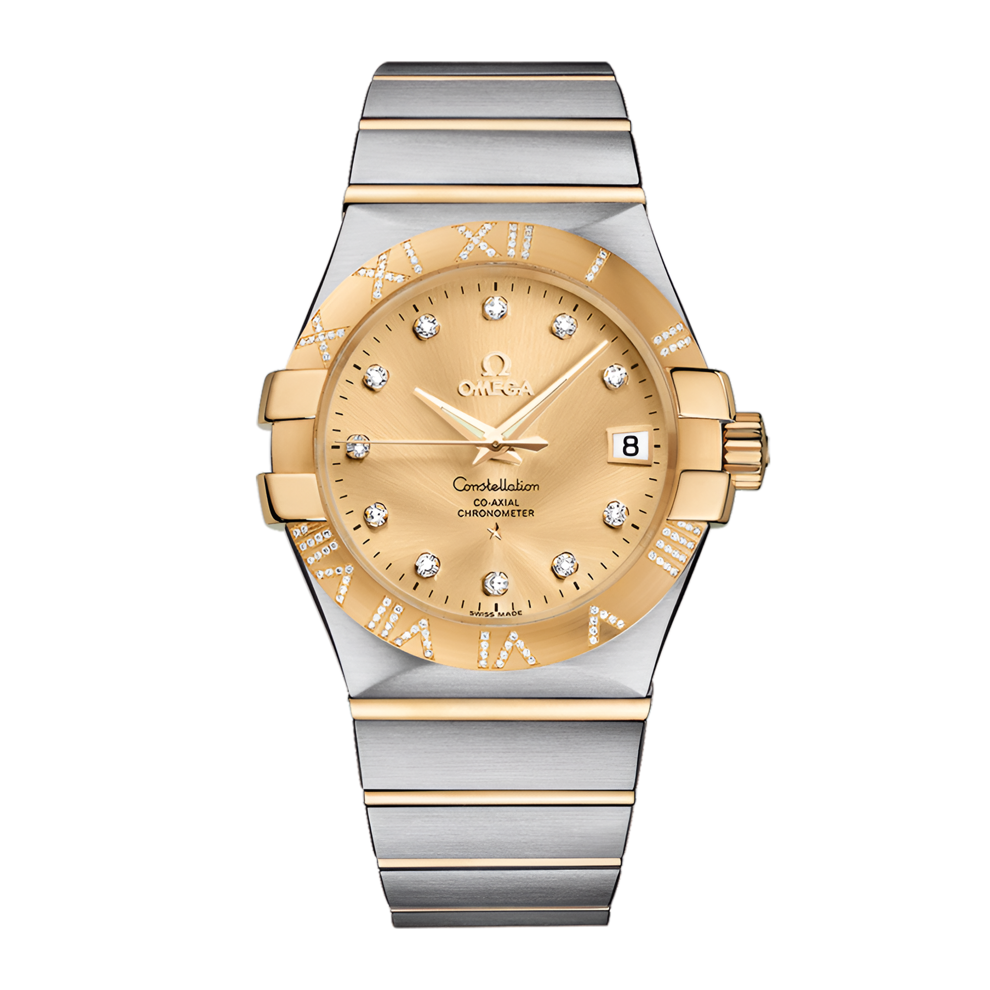 Constellation Co-Axial Yellow Gold & Steel Champagne Dial 35mm Product Image