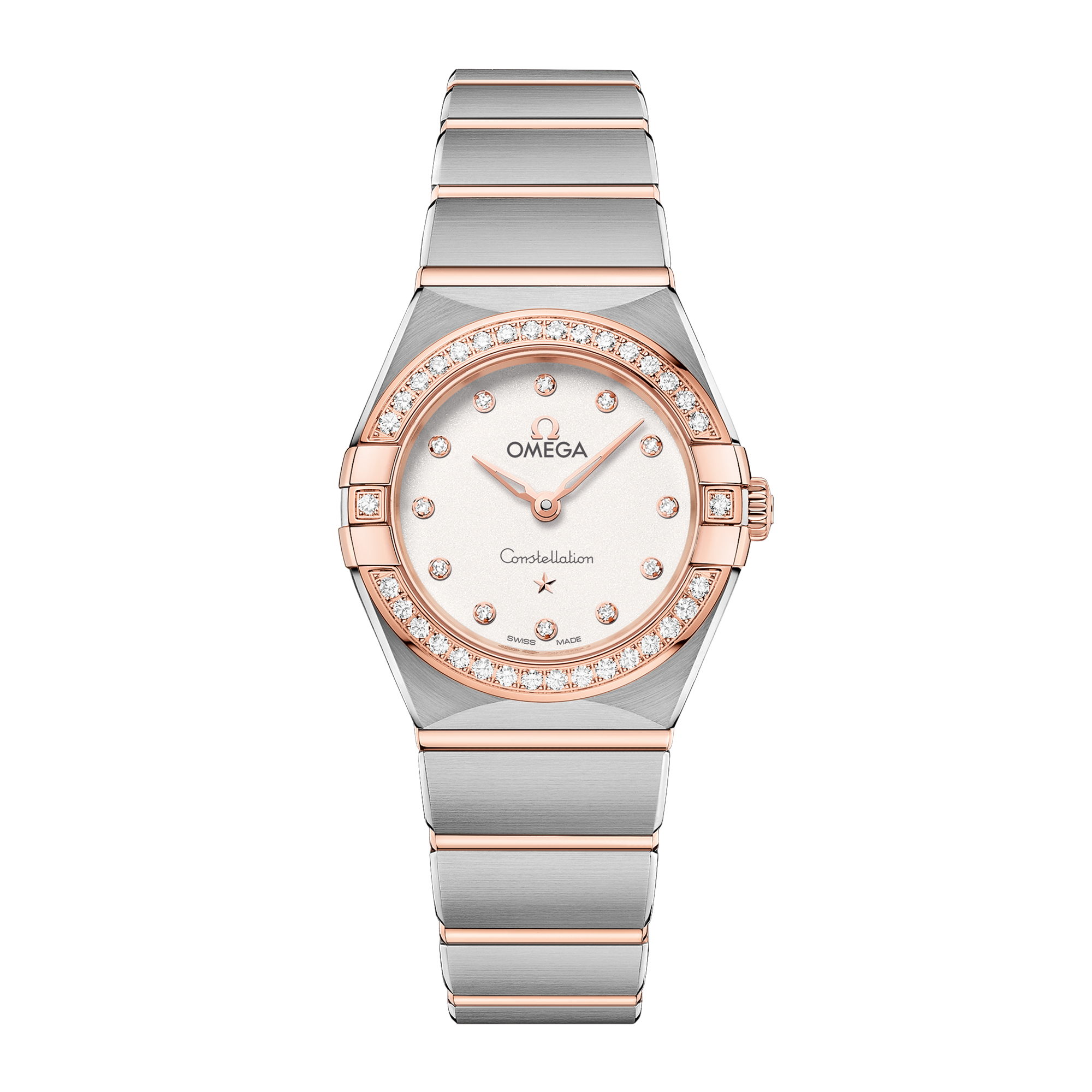 Constellation Manhattan Quartz Rose Gold & Steel Silver Dial 25mm Product Image