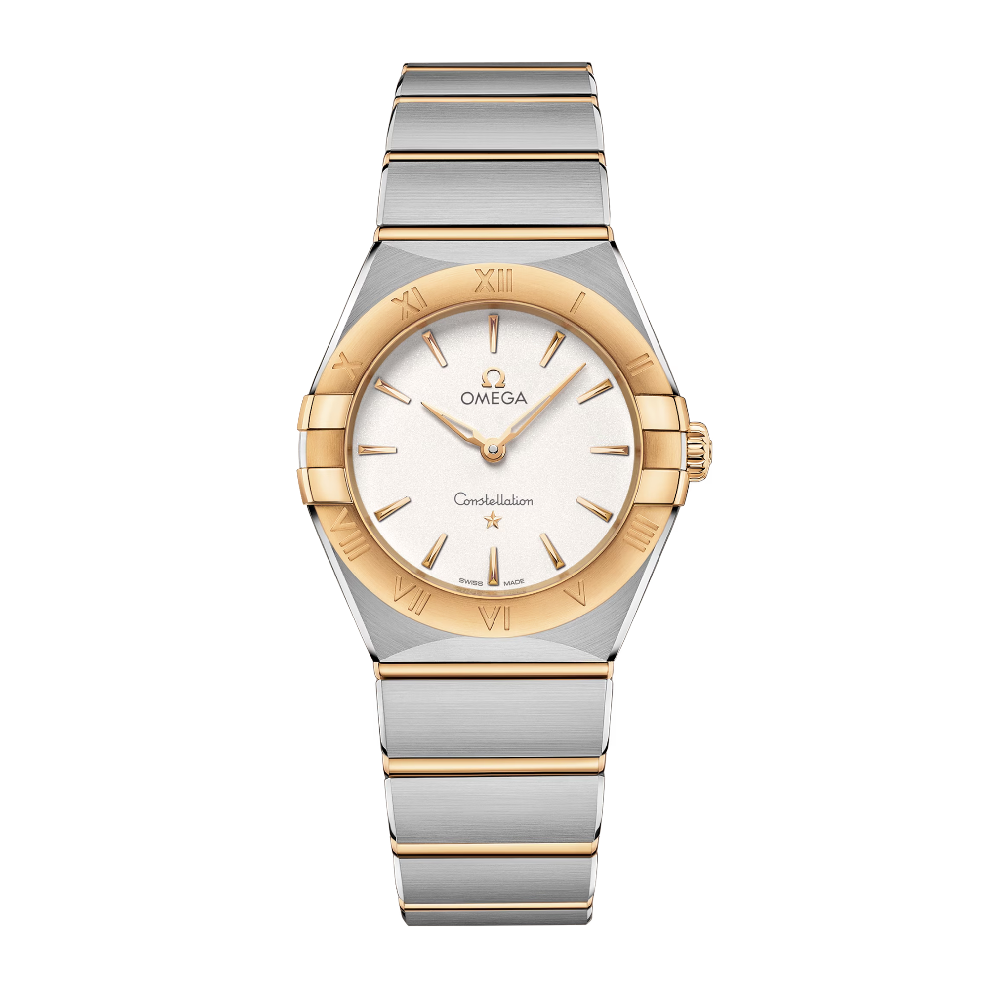 Constellation Manhattan Quartz Yellow Gold & Steel Silver Dial 28mm Product Image