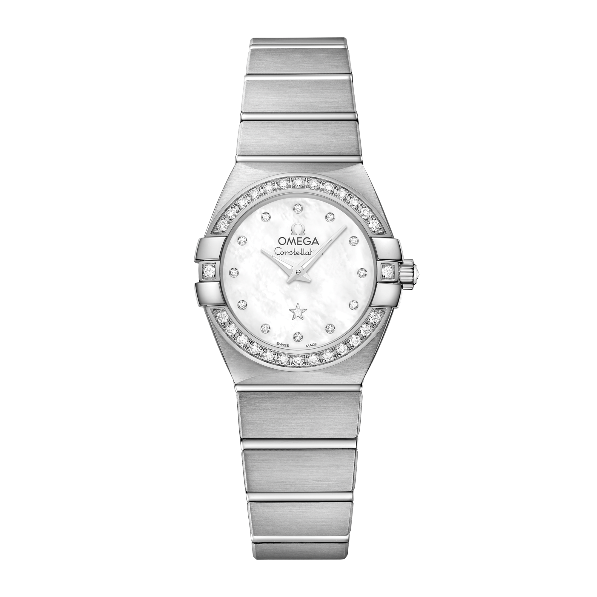 Constellation Quartz Brushed White Gold White Dial 24mm Product Image