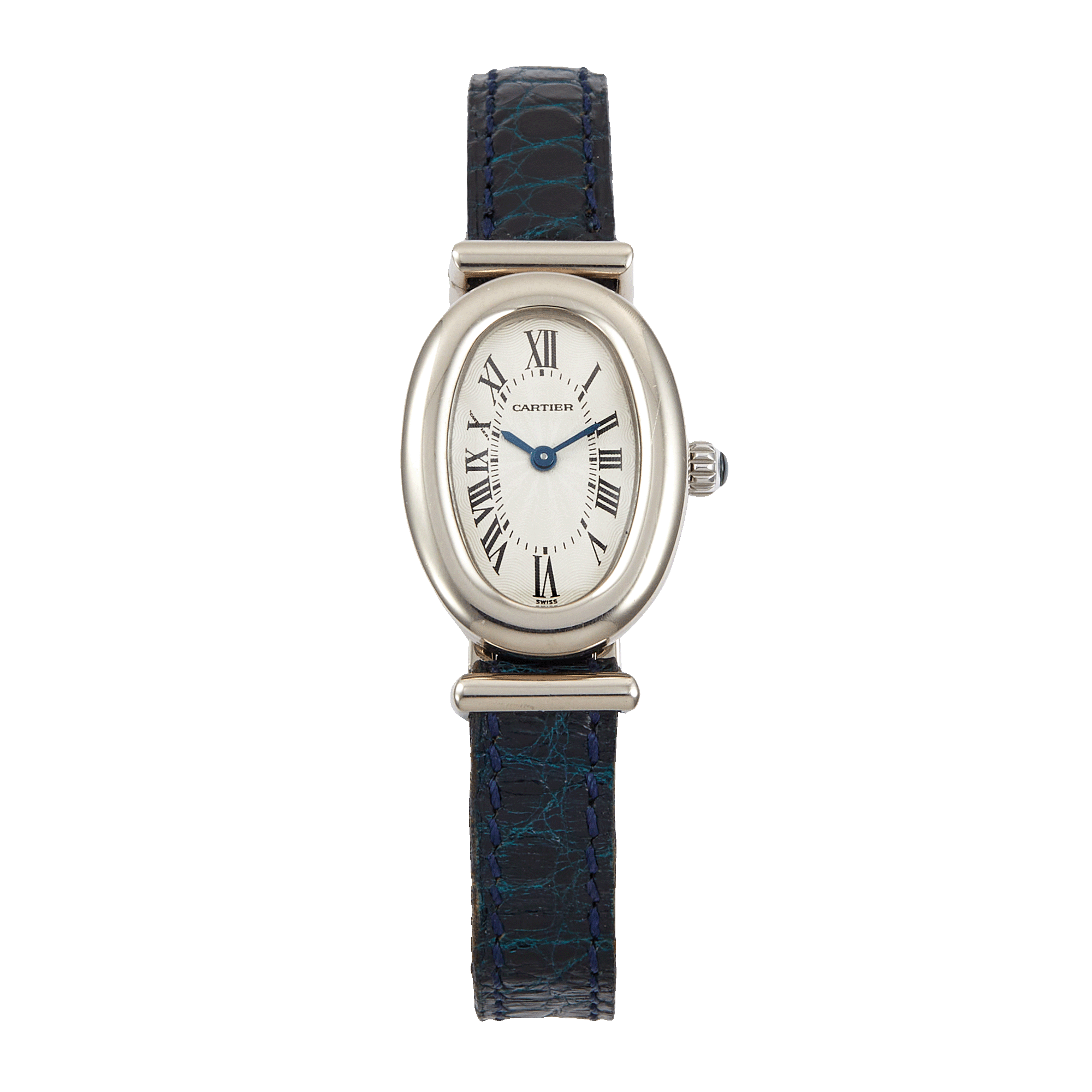 Baignoire de Cartier Baignoire Bi-Plan White Gold White Dial 29mm Product Image 1